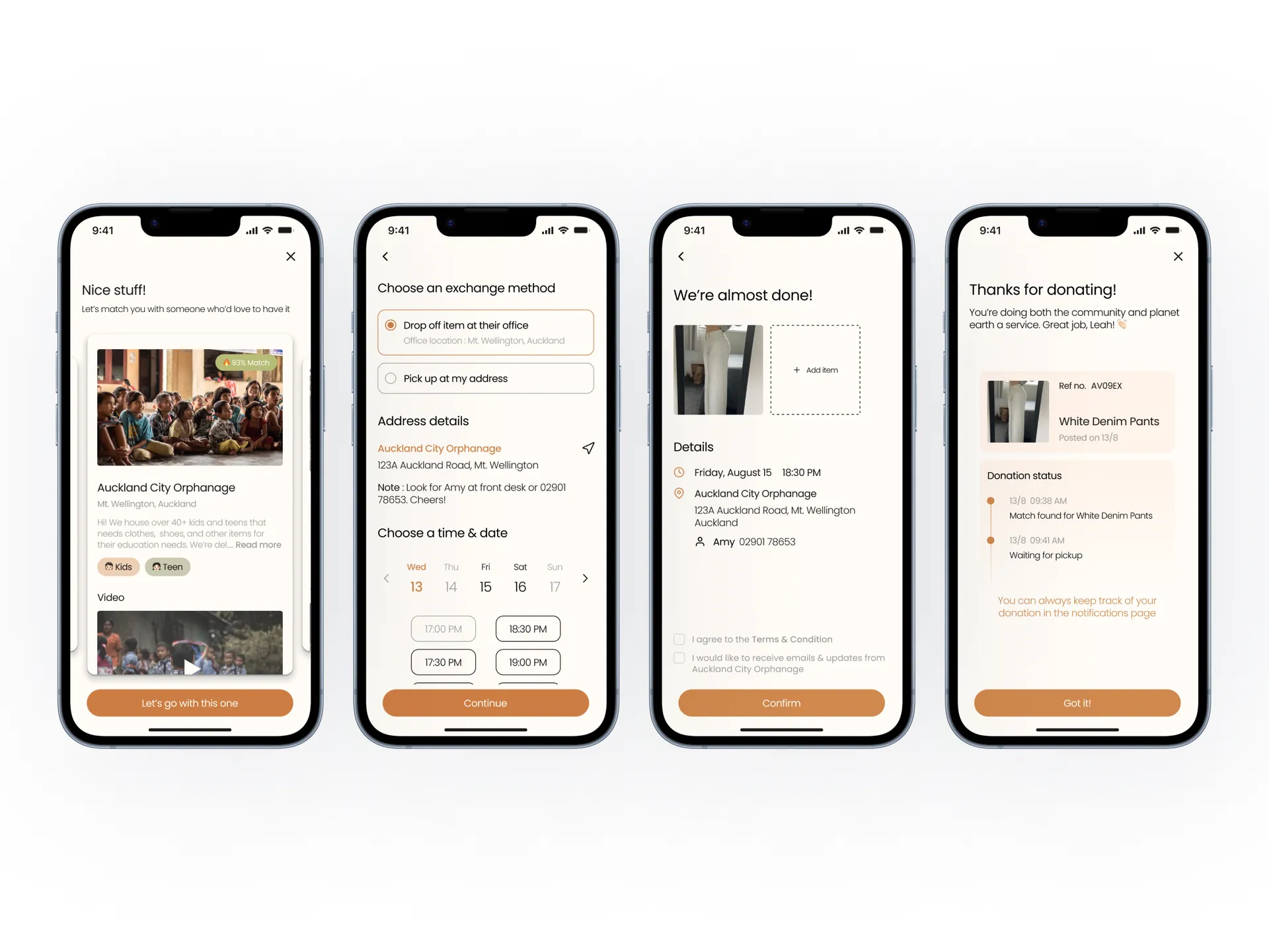Halu: AI-Powered Clothing Donation App with Environmental Impact Visualization gallery 1