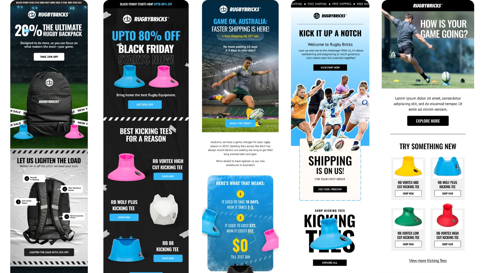 Email Marketing Transformation for Rugby Bricks