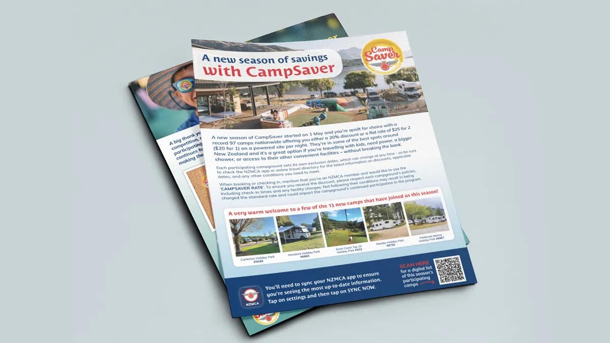 New Zealand Motor Caravan Association marketing collateral gallery 2