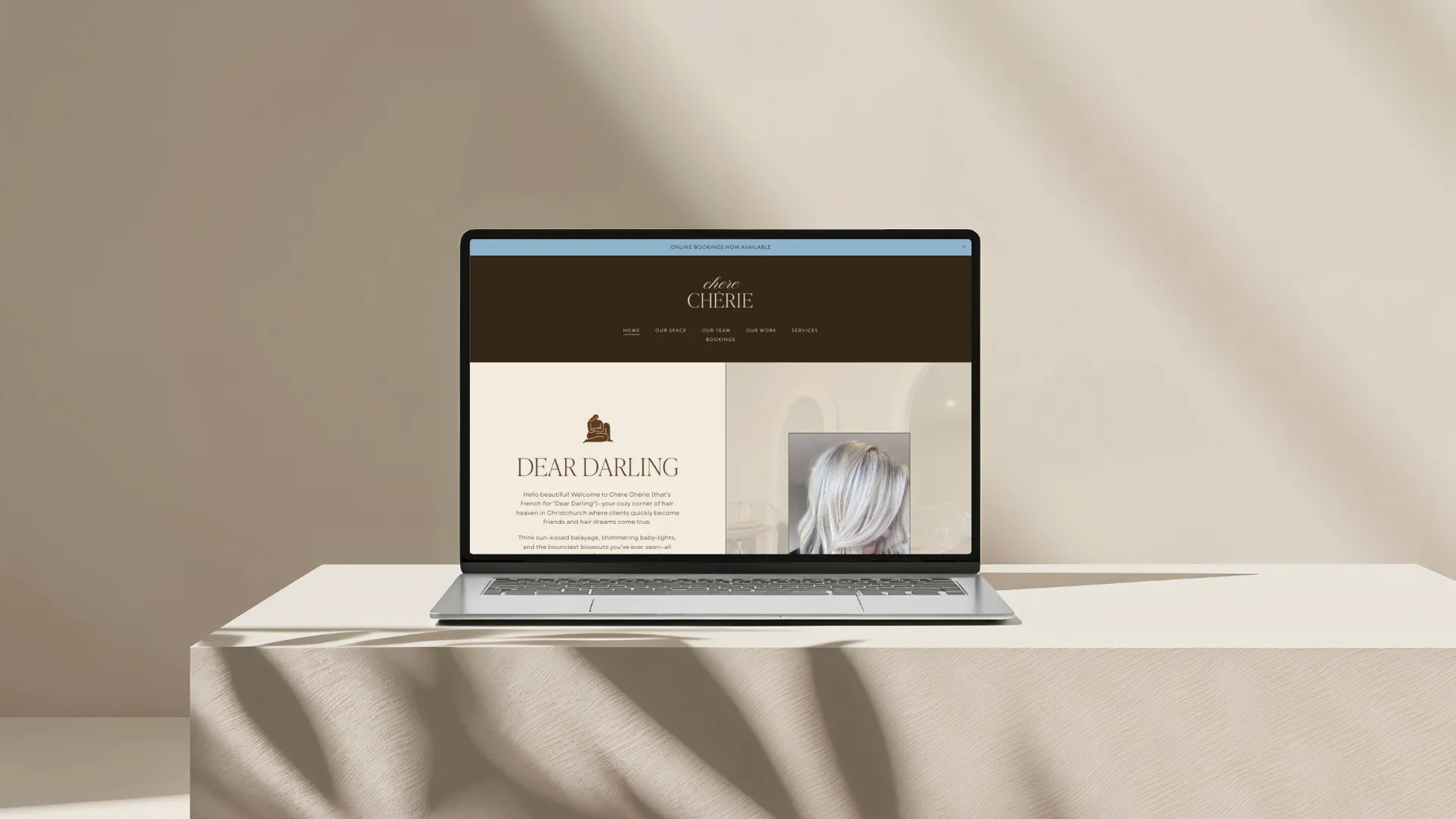 Chère Chérie Hair Salon | Branding, Website & SEO