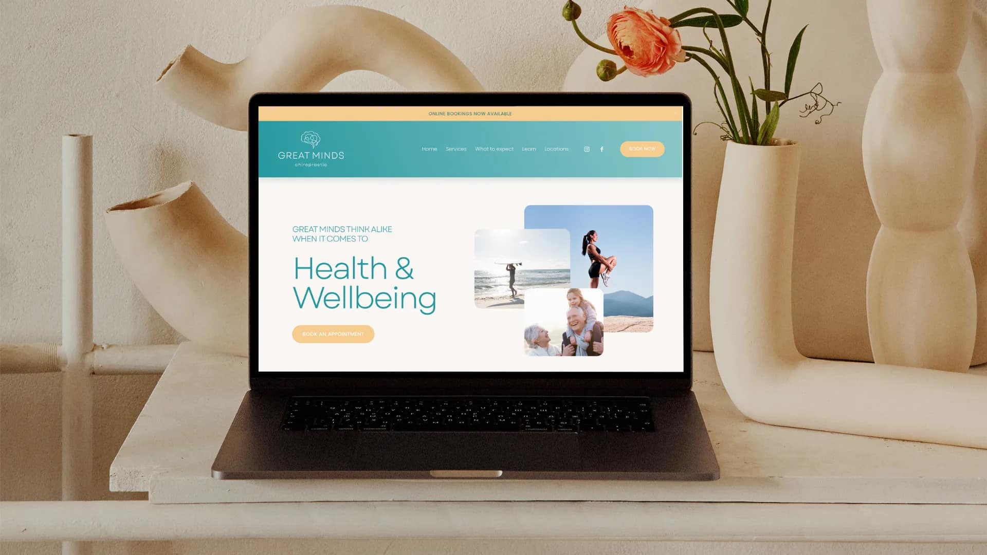 Great Minds Chiropractic Rebrand and Website