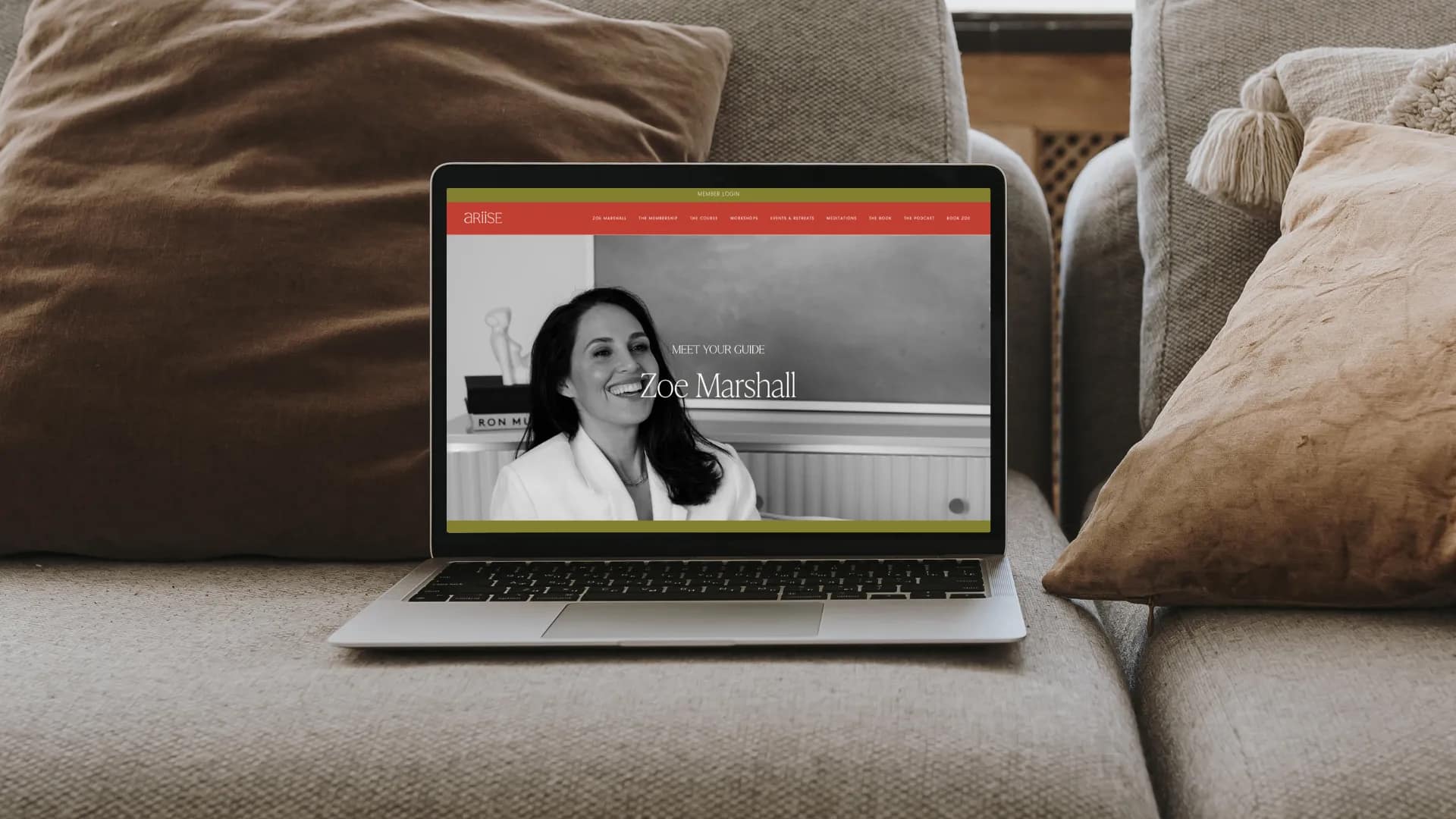Membership Website Design and Development for Ariise by Zoe Marshall