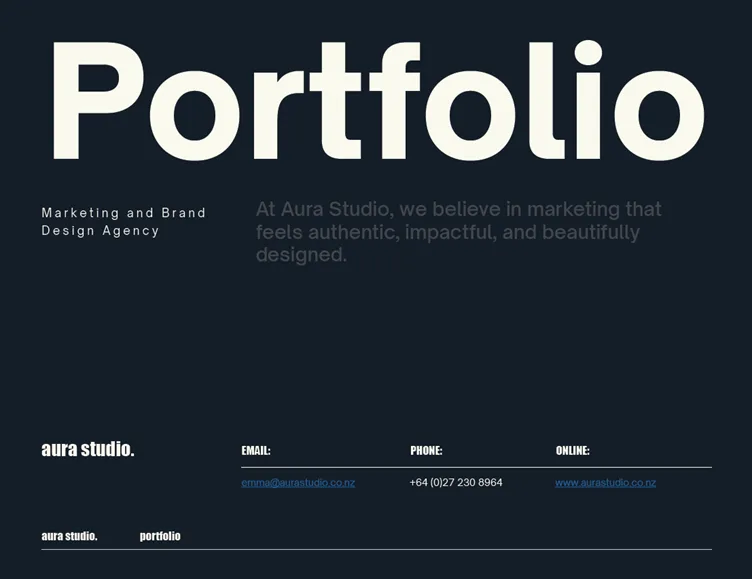 Aura Studio: Branding, Marketing Strategy & Digital Content