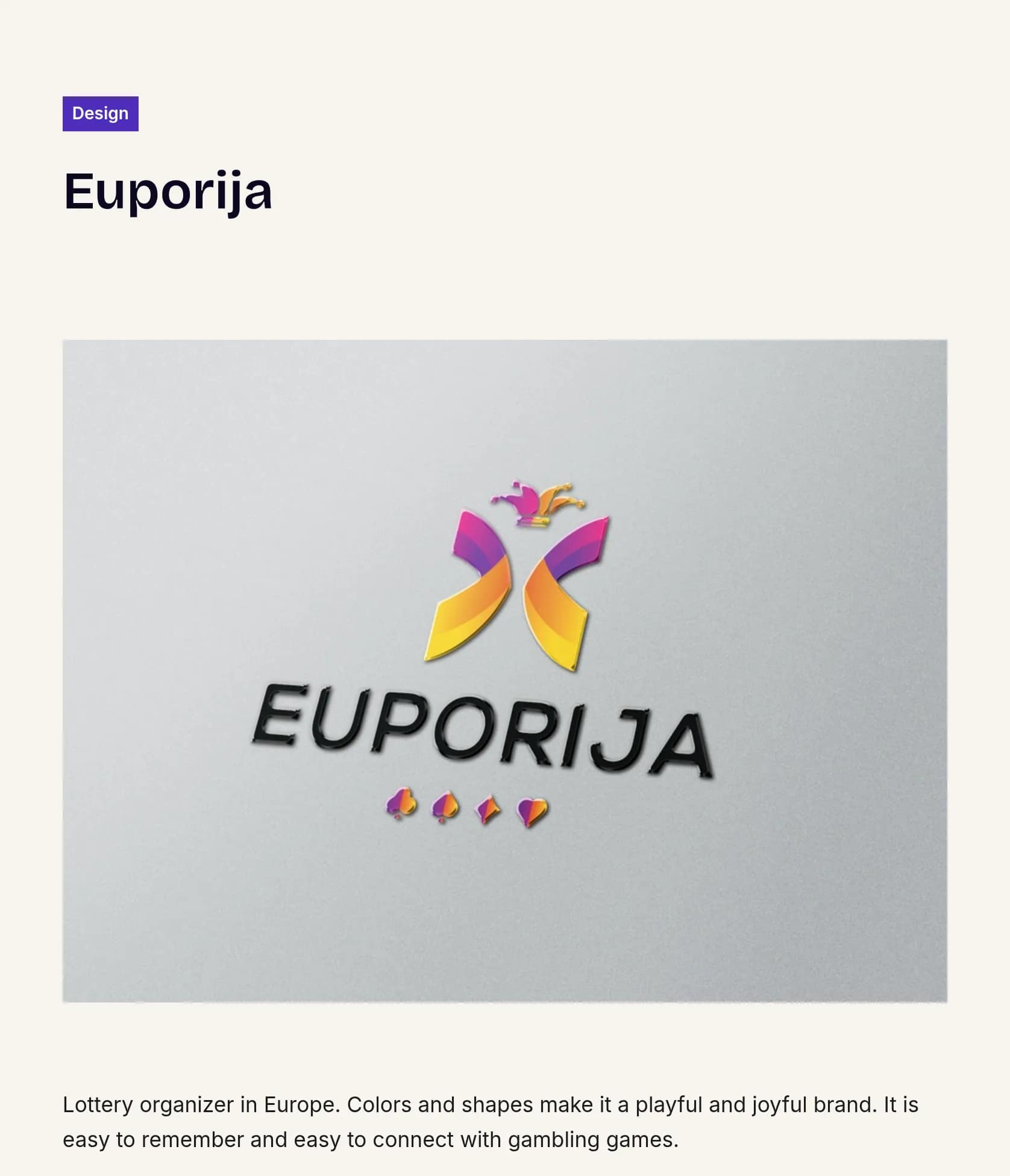 Playful Branding for European Lottery Organizer