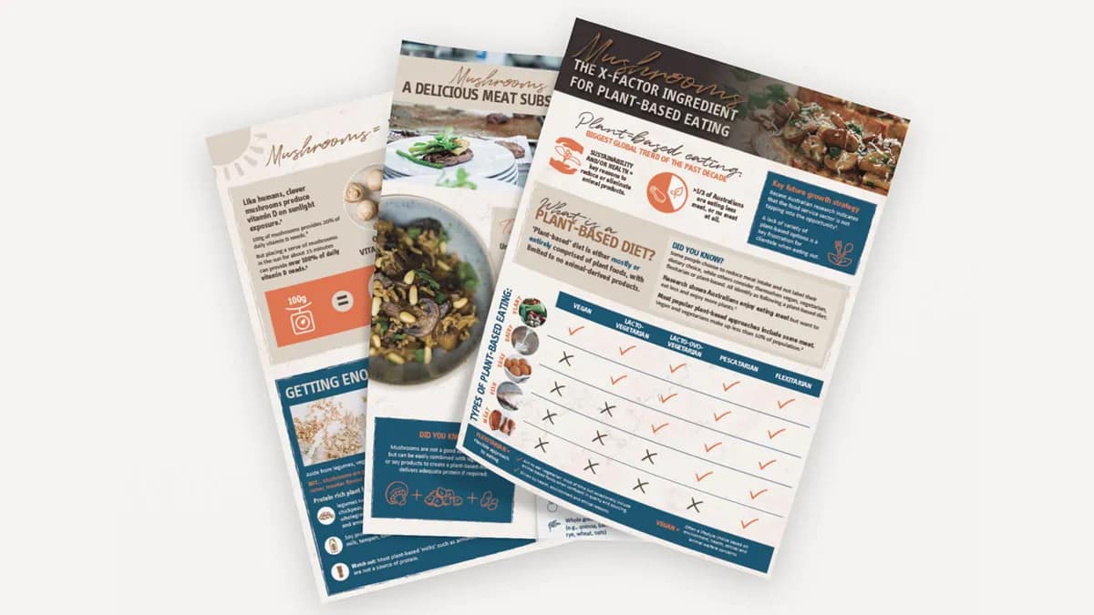 Nutritional Mushroom collateral gallery 1