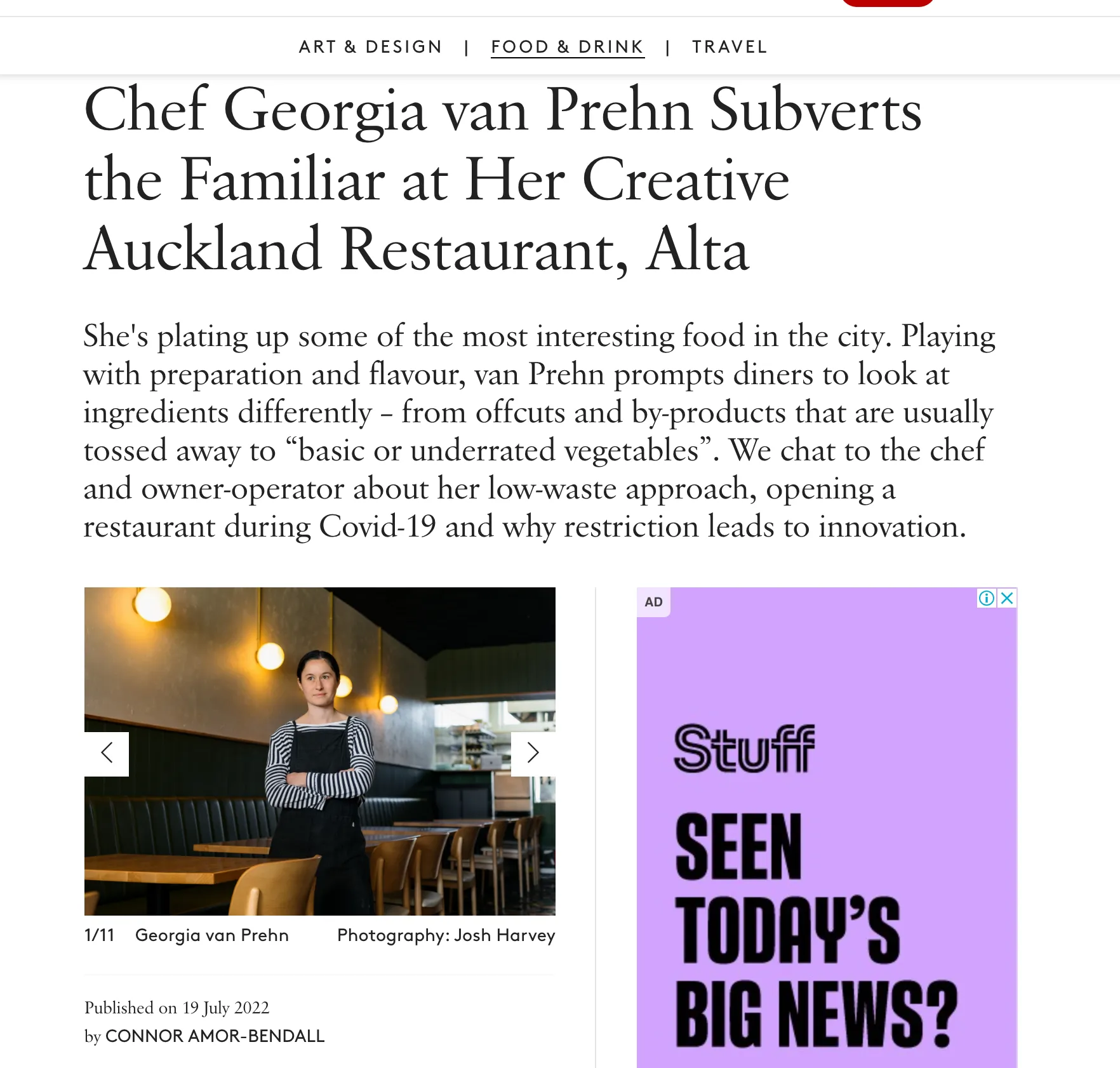 Food & Culture Article Writing for Broadsheet.com gallery 1