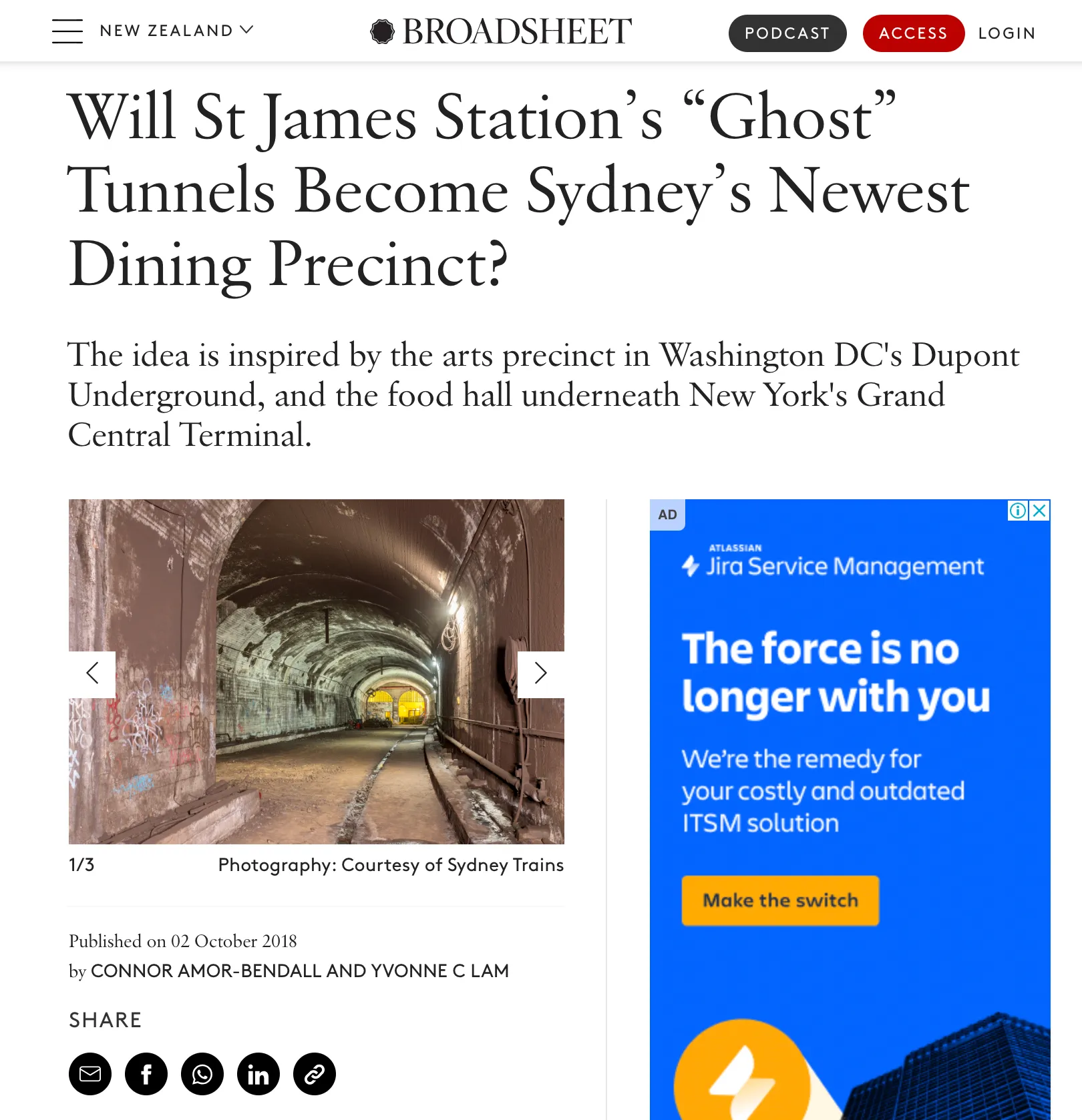 Food & Culture Article Writing for Broadsheet.com gallery 6