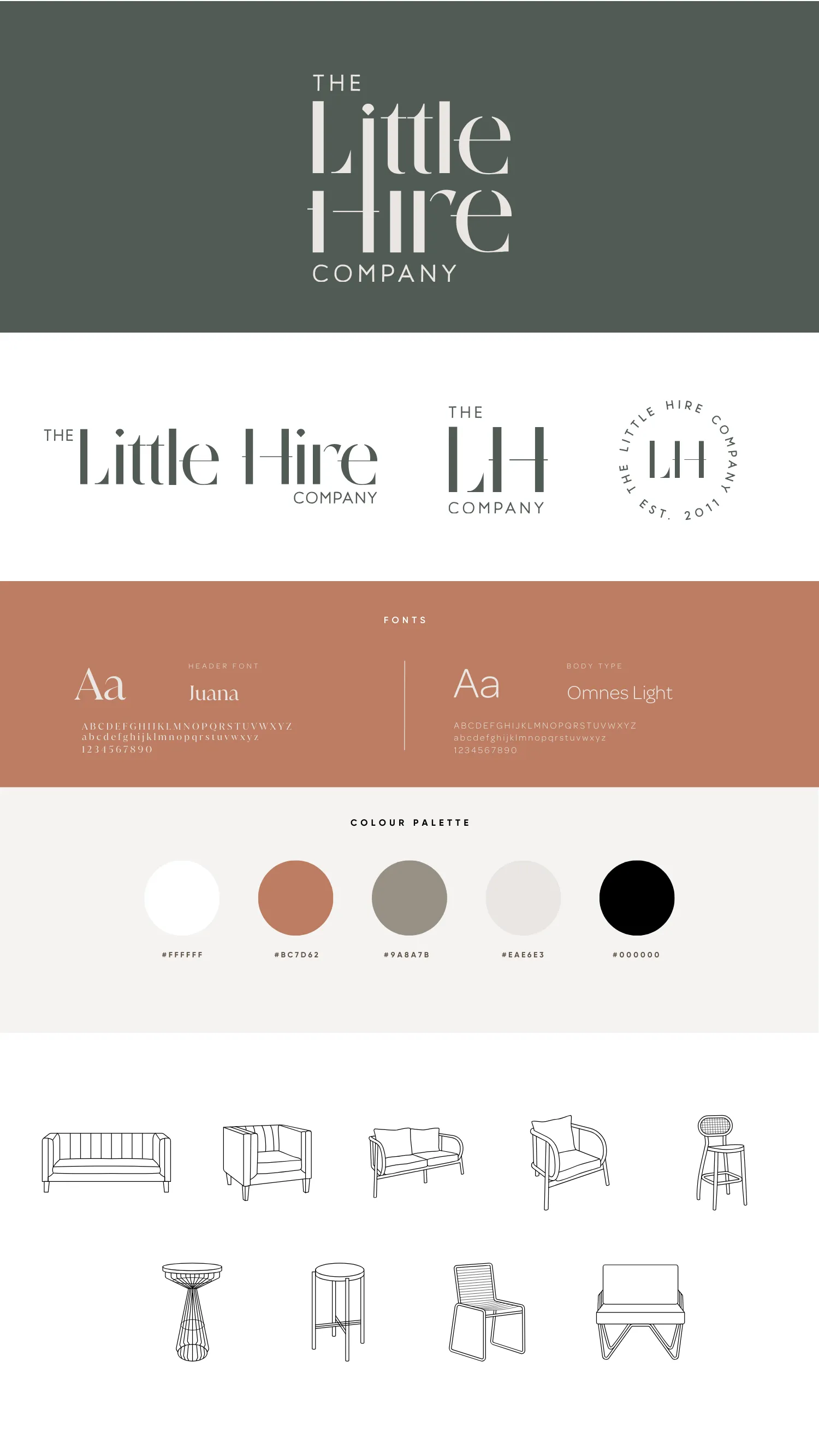 Brand Identity Rebrand for The Little Hire Company
