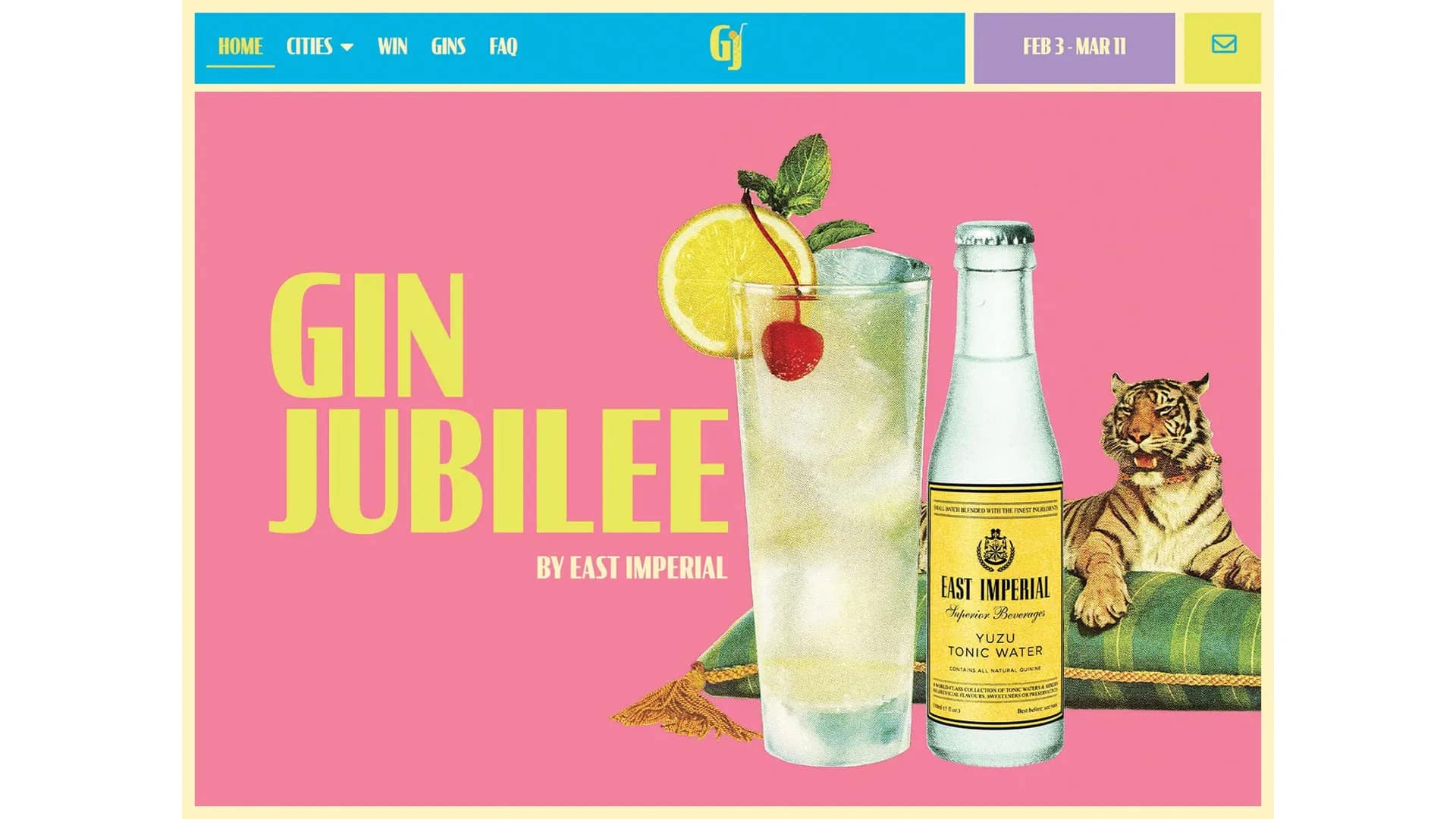 Brand Overhaul and Web Development for Gin Jubilee Festival gallery 1