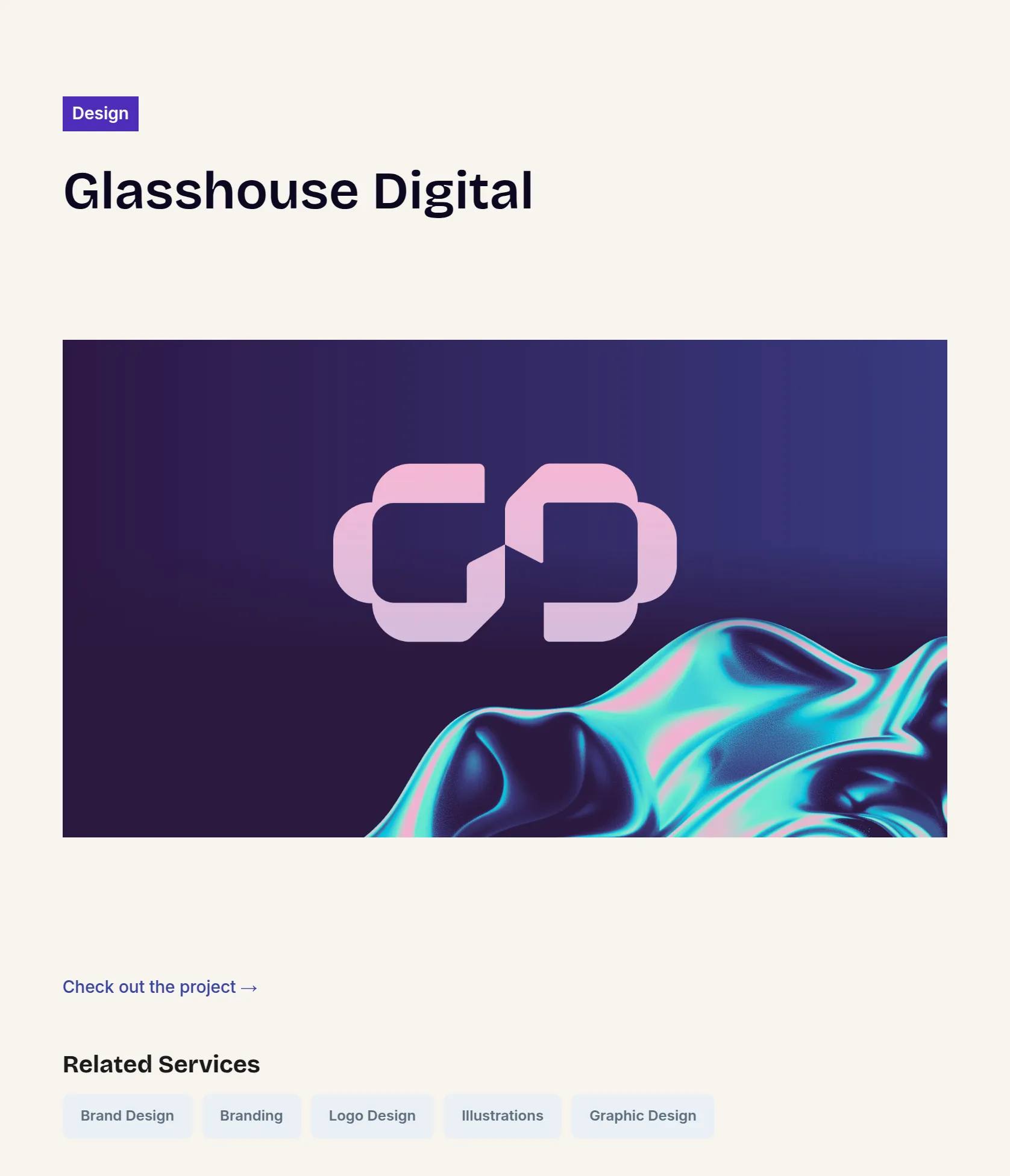 Rebranding for Glasshouse Digital by Gray Buchanan