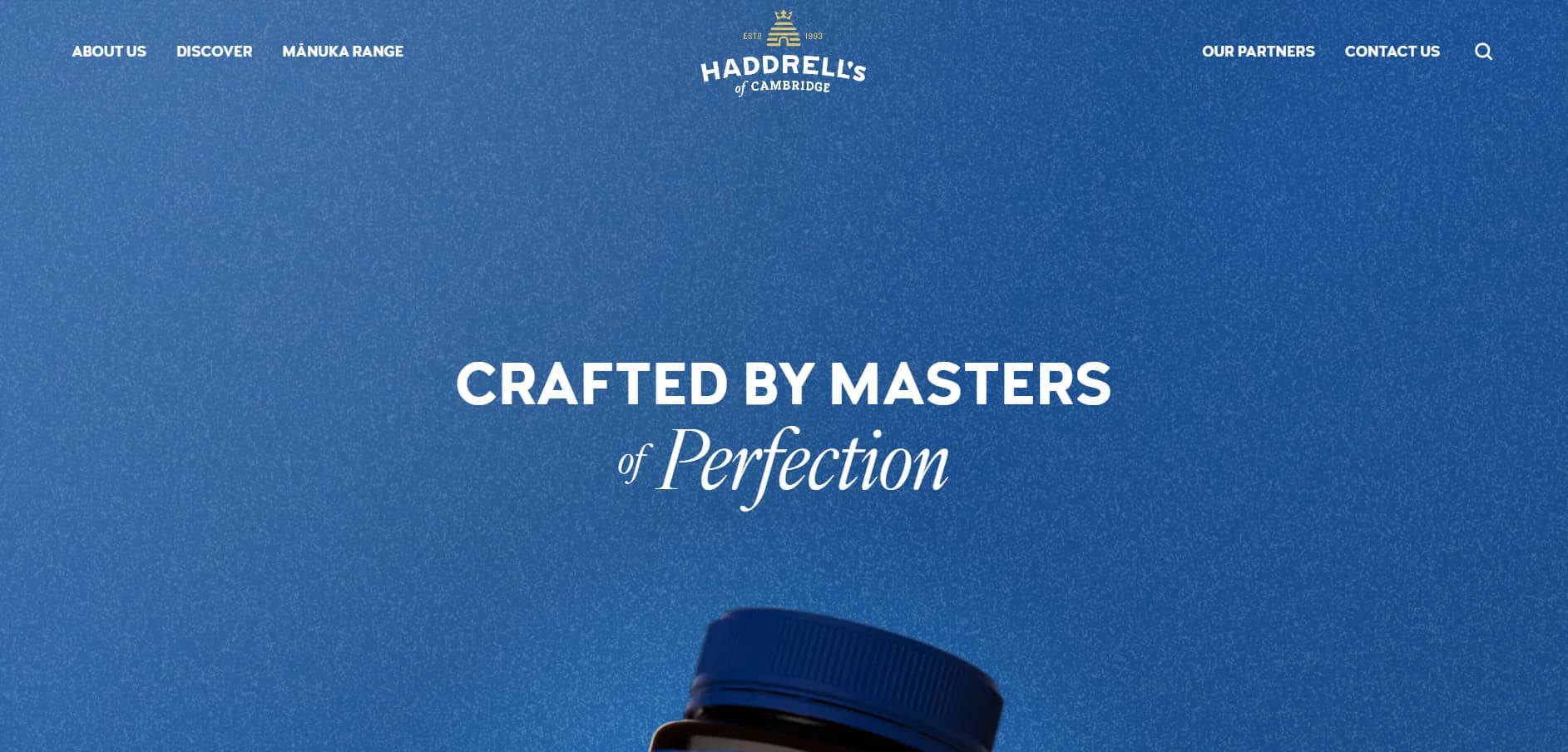 Lead Web Development for Haddrell's Honey Website