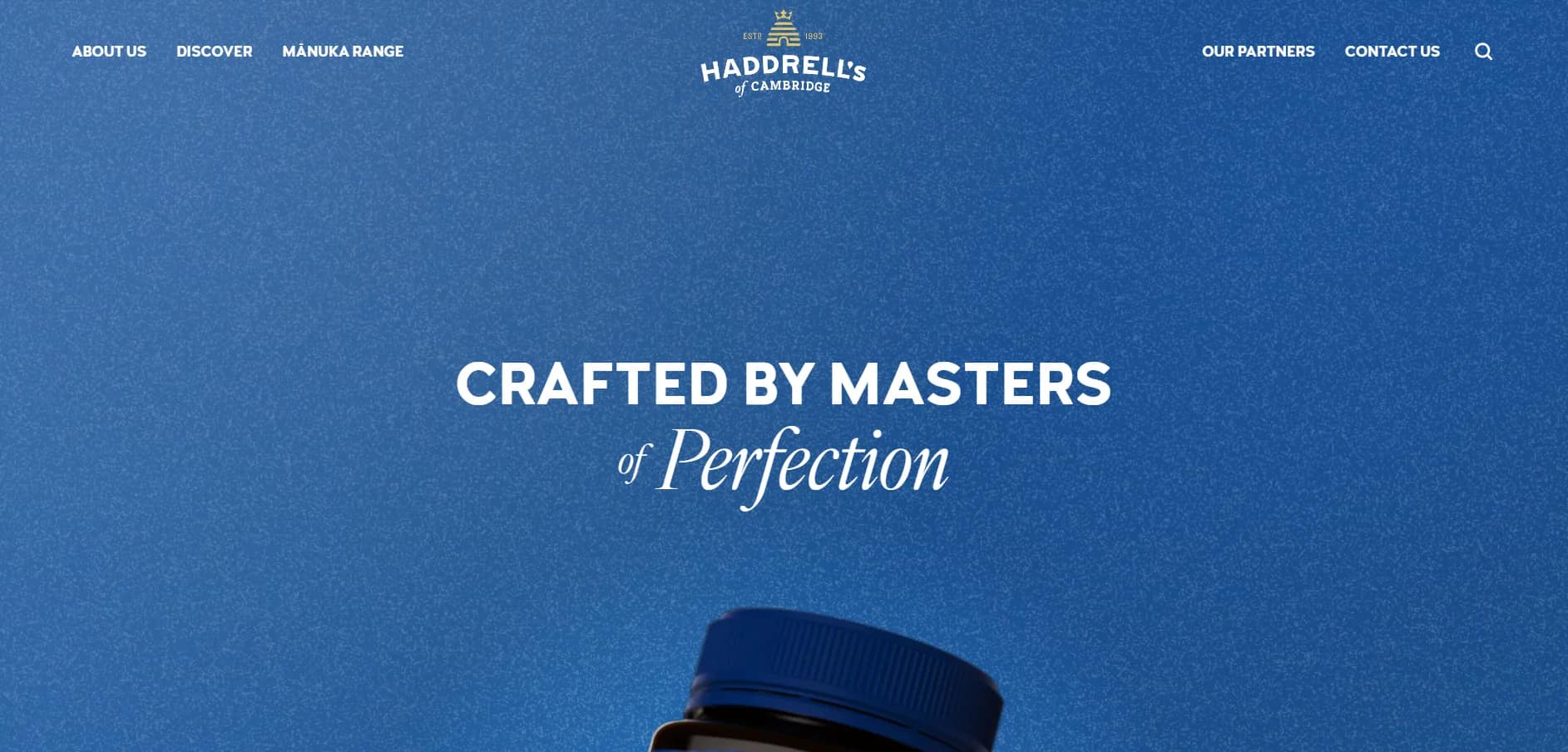 Lead Web Development for Haddrell's Honey Website