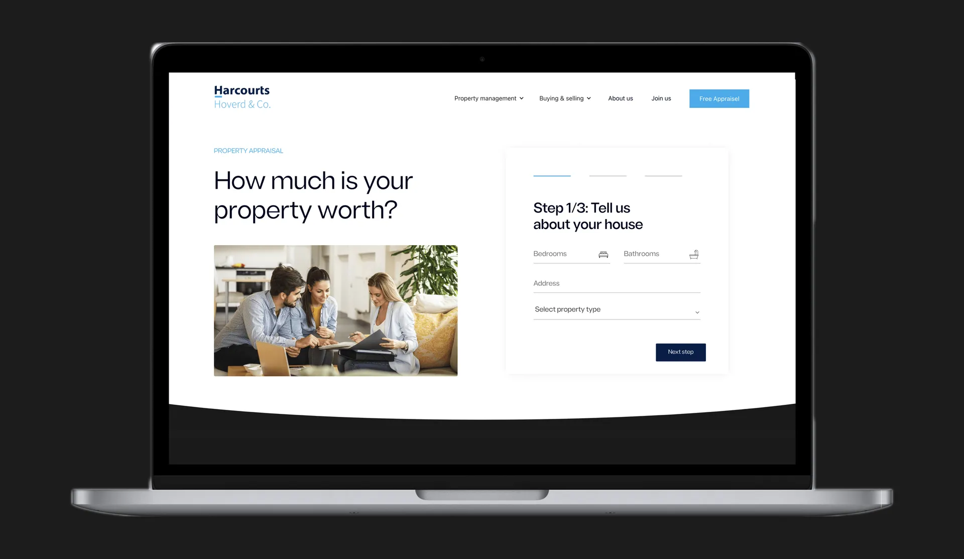 Modern Real Estate Website for Harcourts Franchise gallery 2