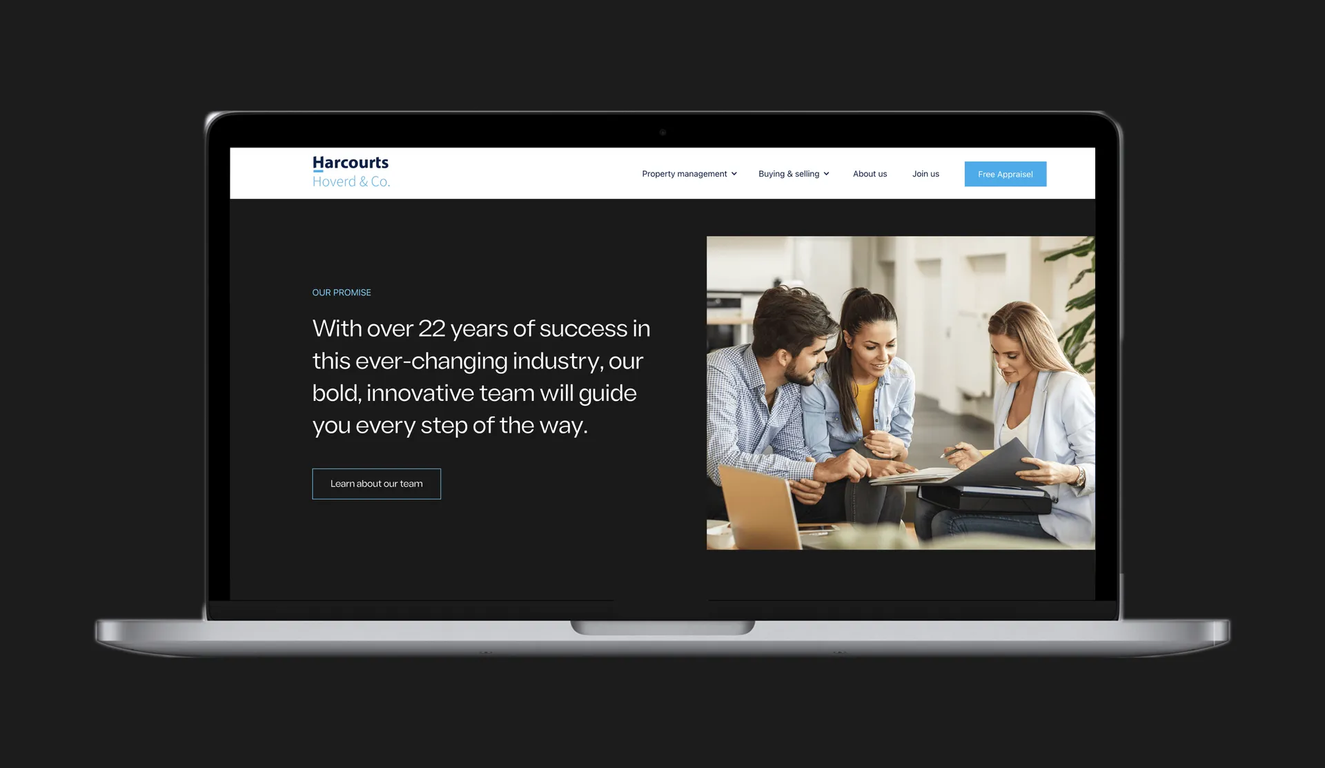 Modern Real Estate Website for Harcourts Franchise gallery 3