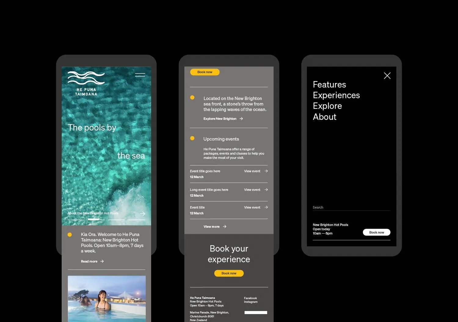Brand Strategy and Launch for He Puna Taimoana Hot Pools gallery 4