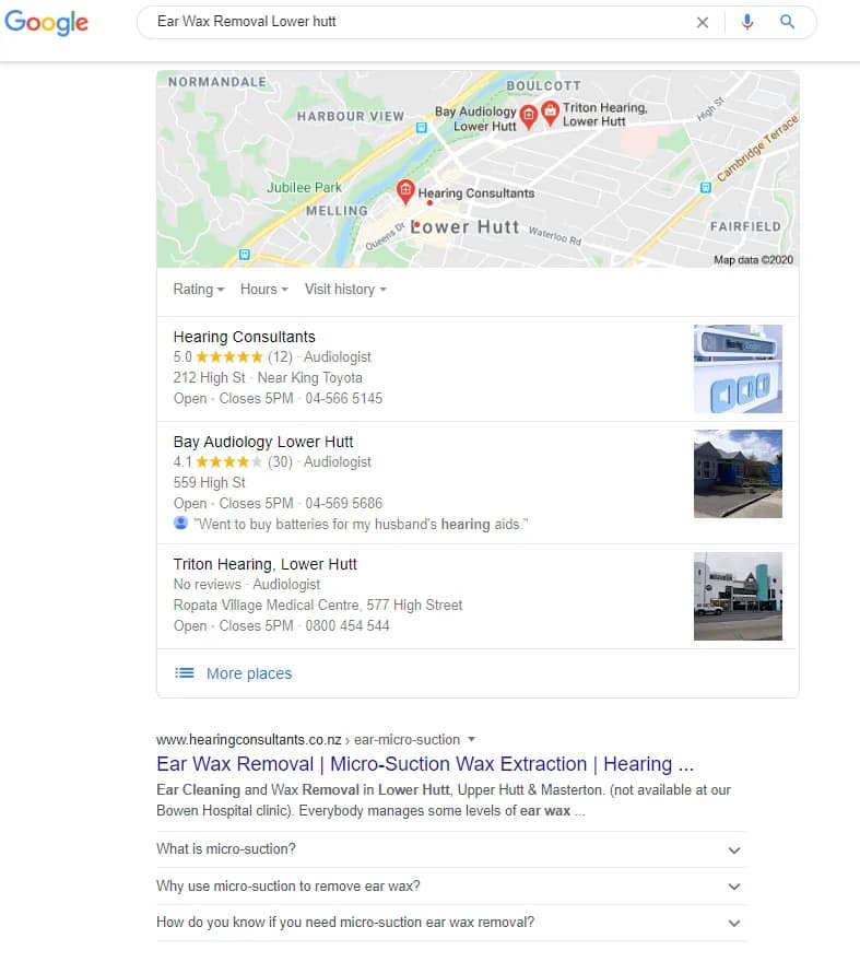 Website Redesign & Digital Marketing for Hearing Consultants gallery 1