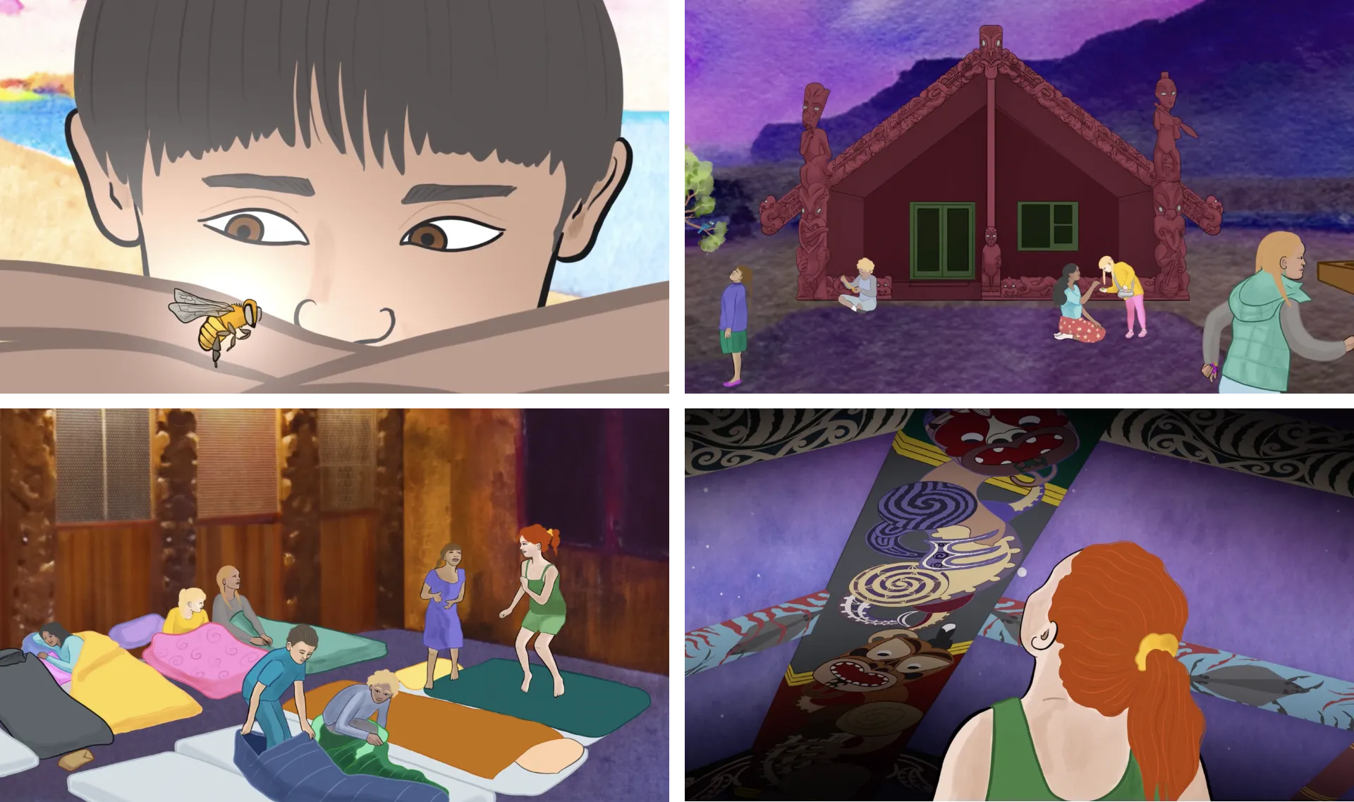 Animated Family Film Projection for Porirua City Council's Matariki Celebration gallery 1