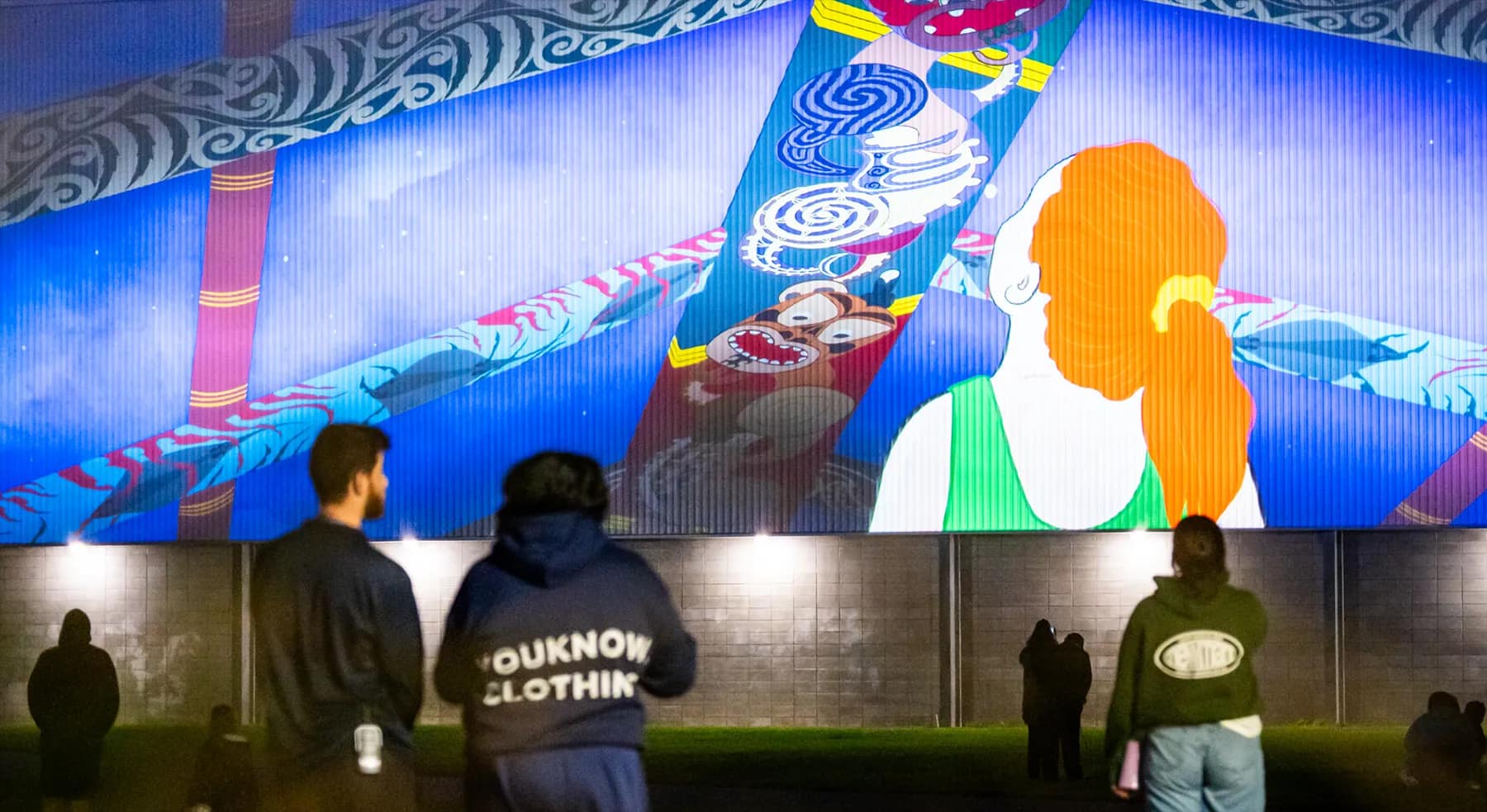 Animated Family Film Projection for Porirua City Council's Matariki Celebration