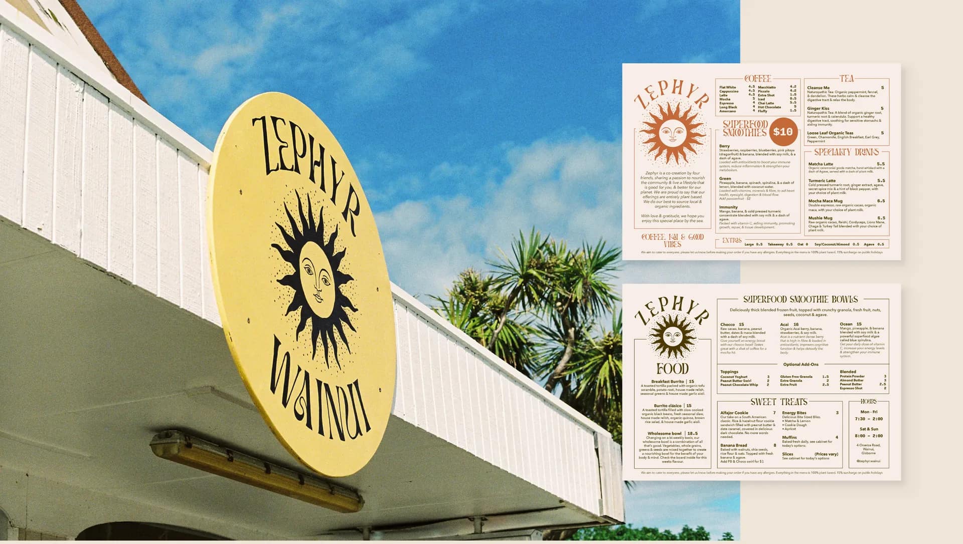 Rebranding and Visual Identity for Zephyr Cafe gallery 1