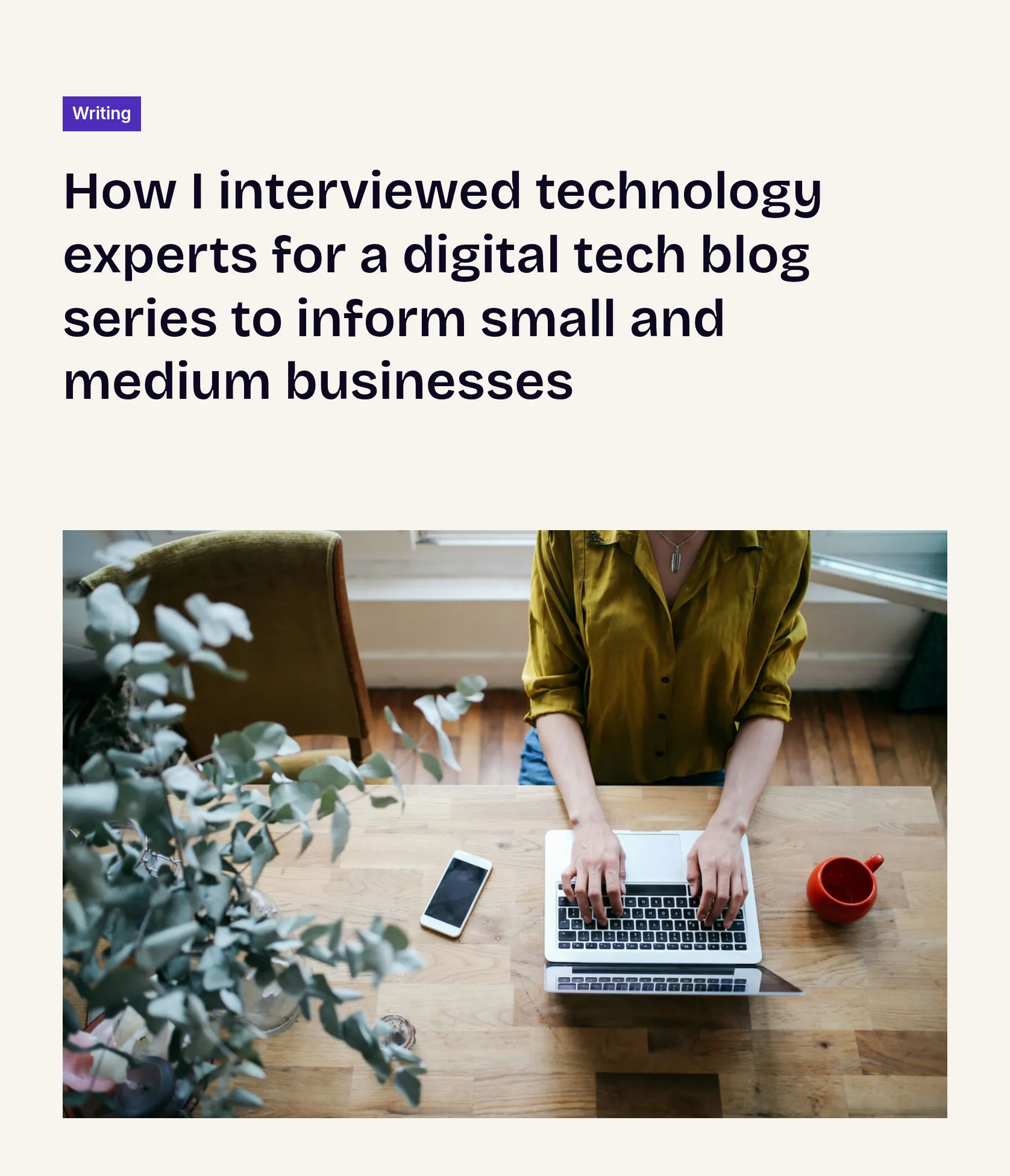Enable Digital Tech Series: Blogging and Expert Interviews for Canterbury SMEs