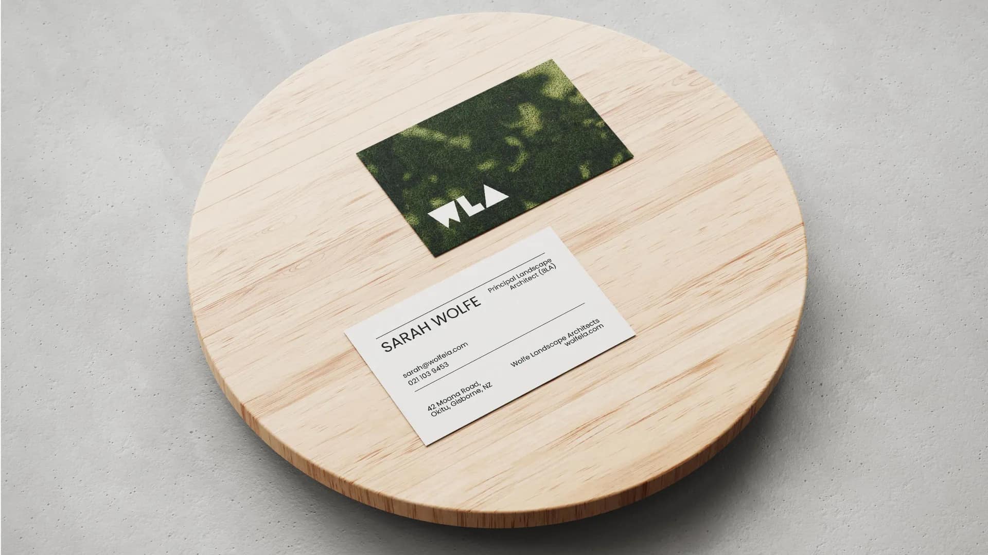 Brand Identity and Website Design for Wolfe Landscape Architects
