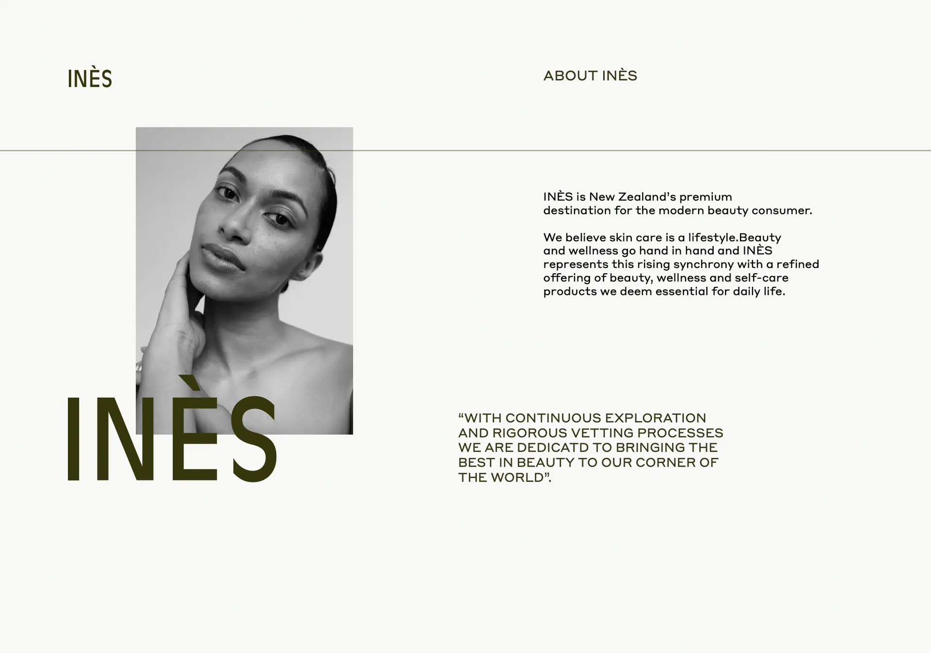 Brand Design & Graphic Assets for INES Beauty gallery 1