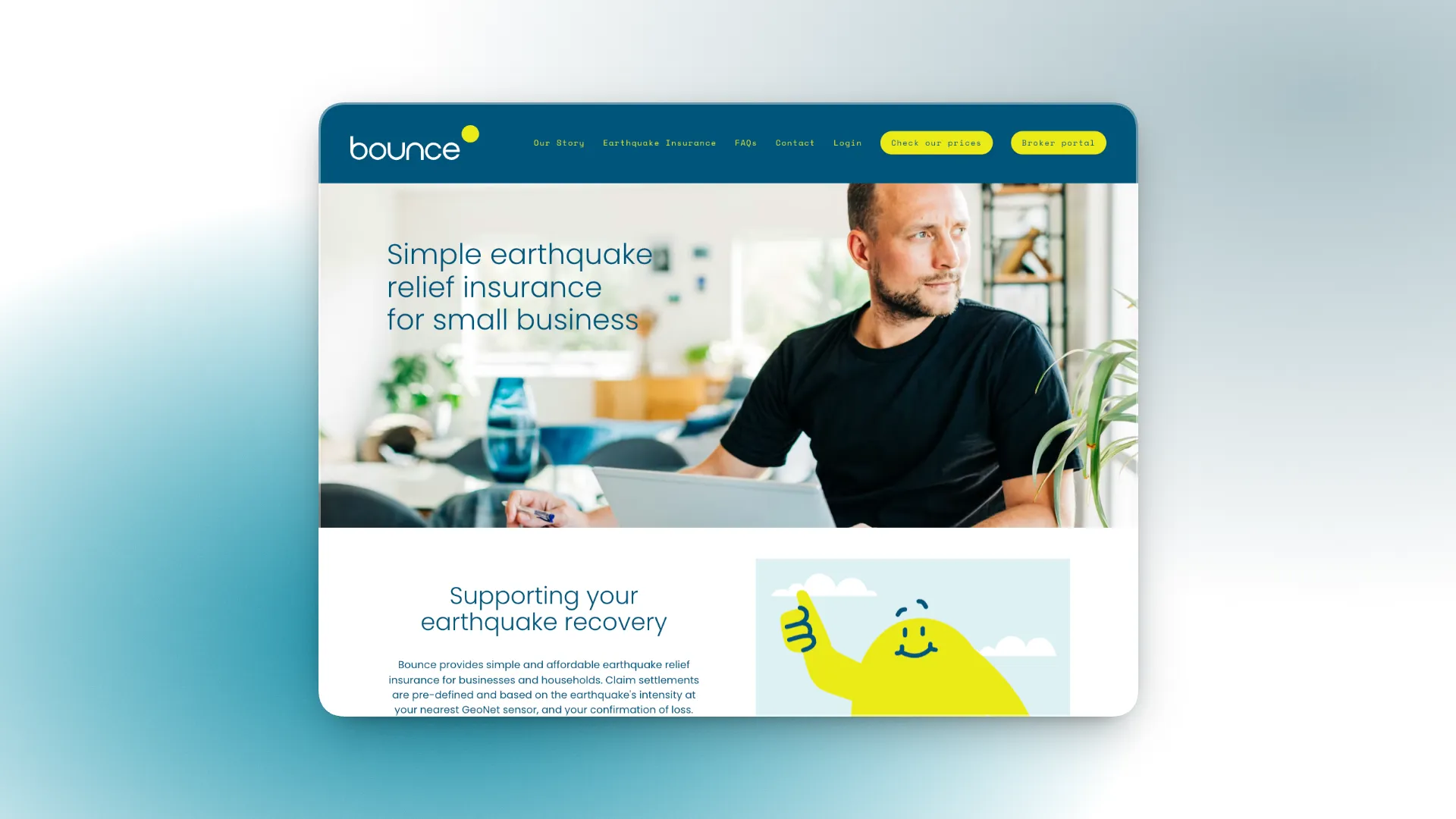 Website refresh for Bounce Insurance