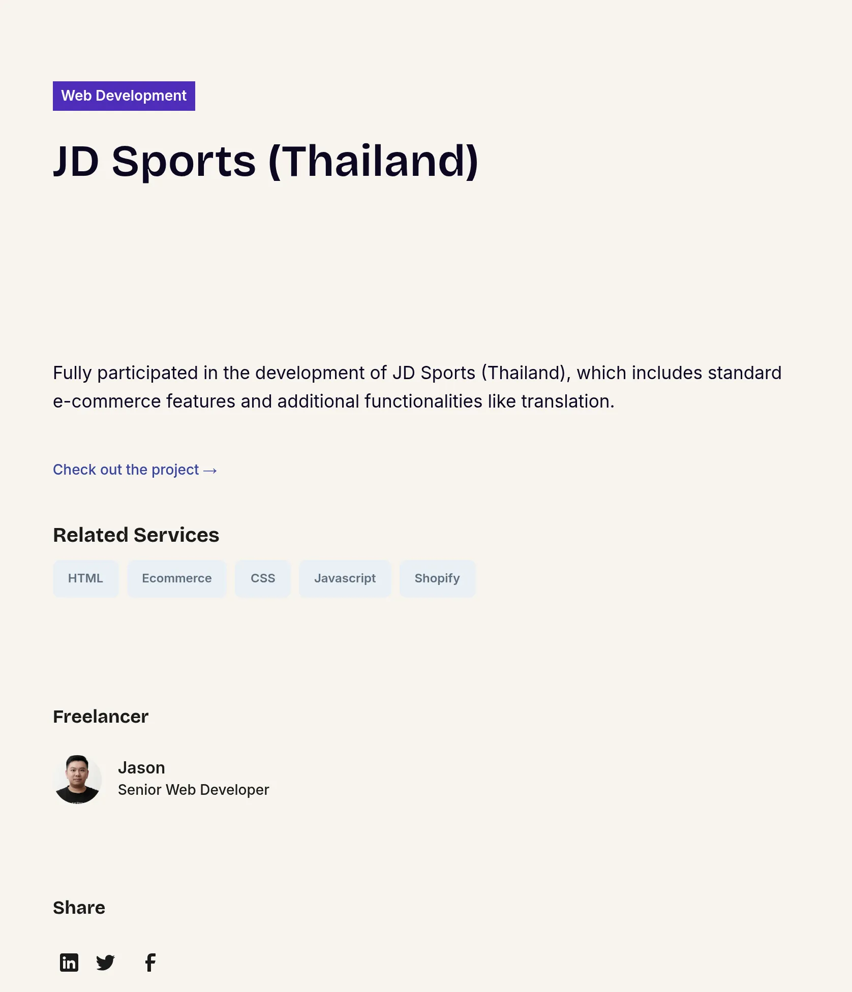 JD Sports Thailand: Robust Multi-Language Ecommerce Development