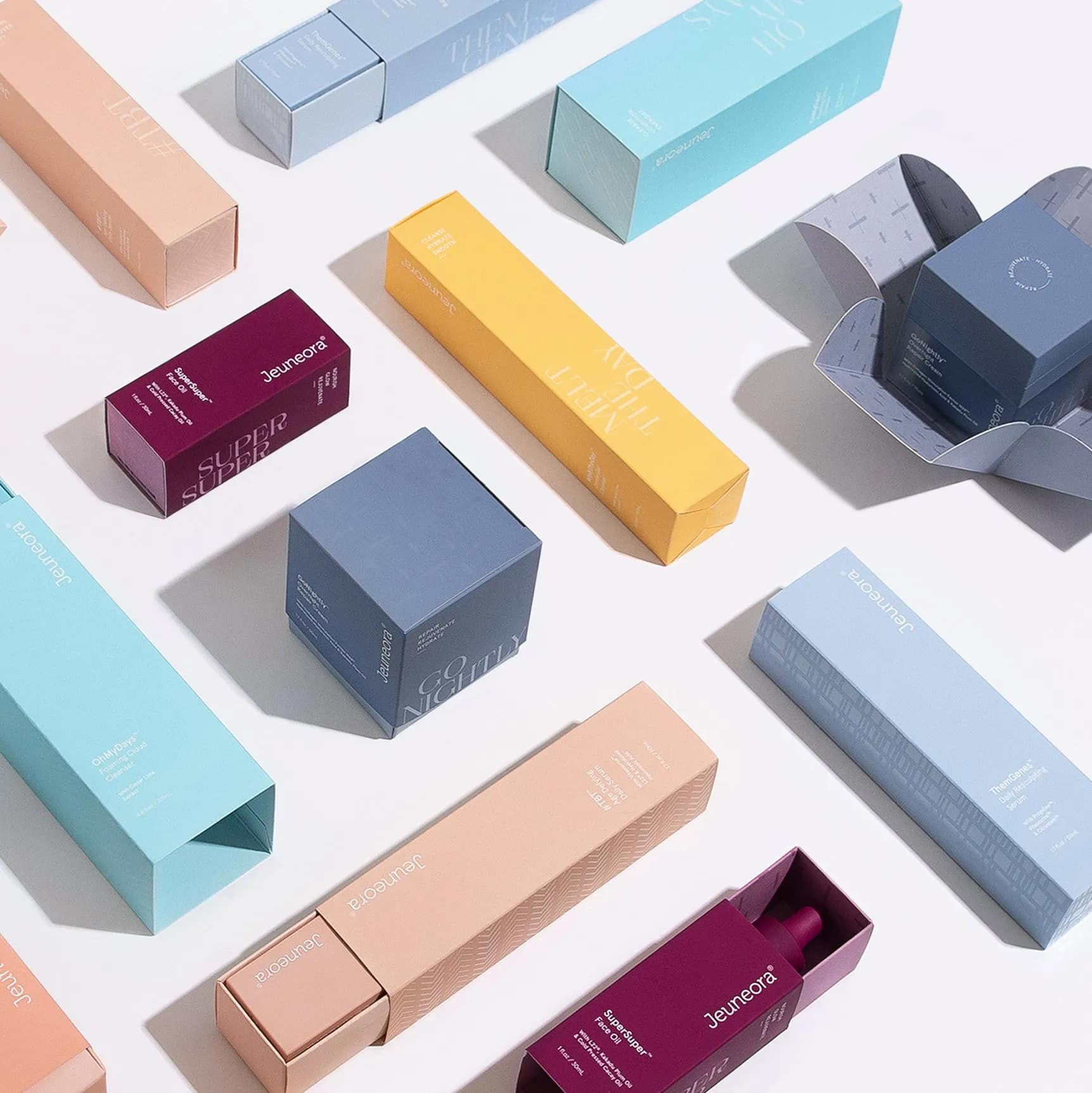 Packaging and Visual Identity Design for Jeuneora Skincare gallery 2