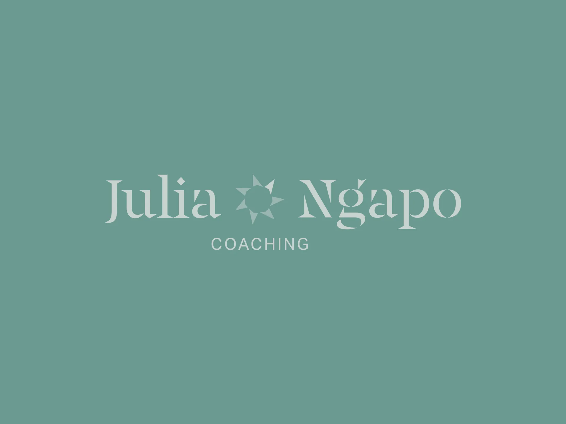 Intuitive Logo Design for Julia's Coaching Brand