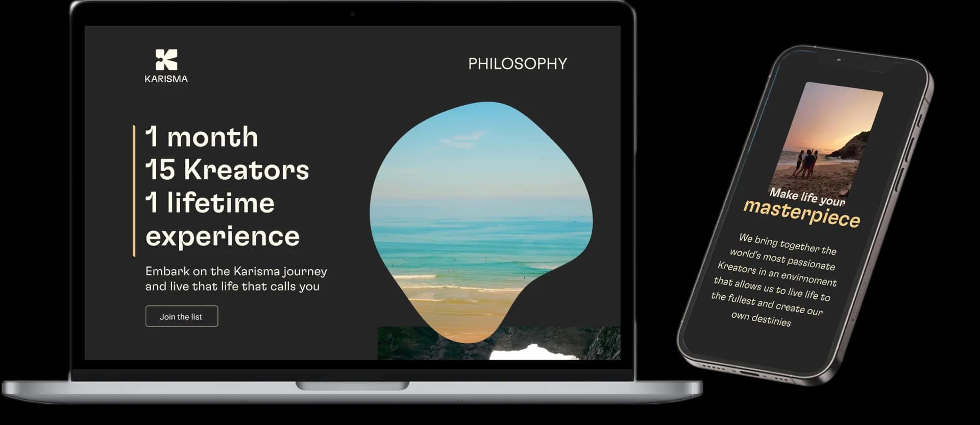 Website Design and Development for Karisma Retreat Startup