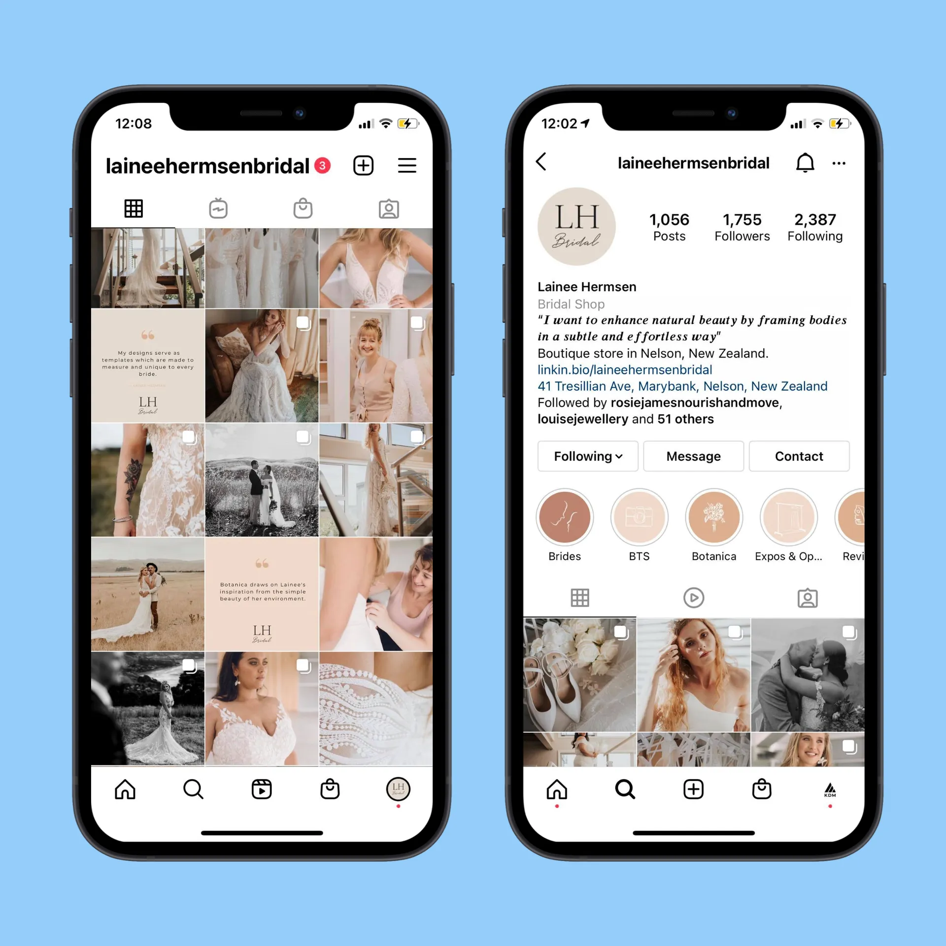 Social Media Management for Lainee Hermsen Bridal gallery 1