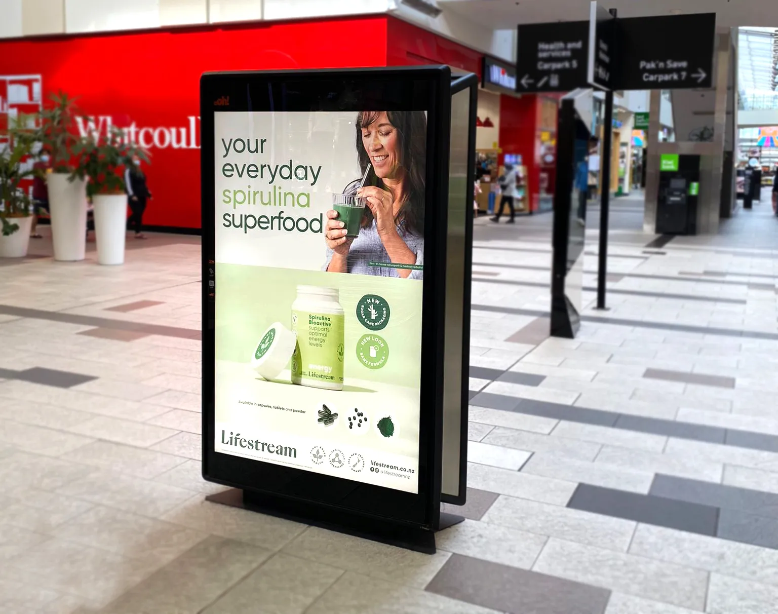 Creative Campaign for Lifestream Spirulina Product Range