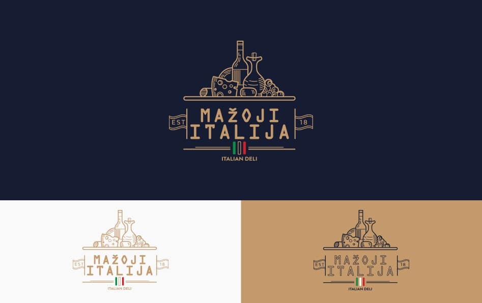 Logo Design for Little Italy Italian Deli gallery 1