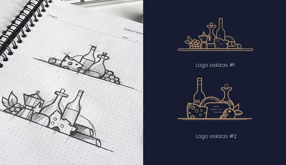 Logo Design for Little Italy Italian Deli gallery 3