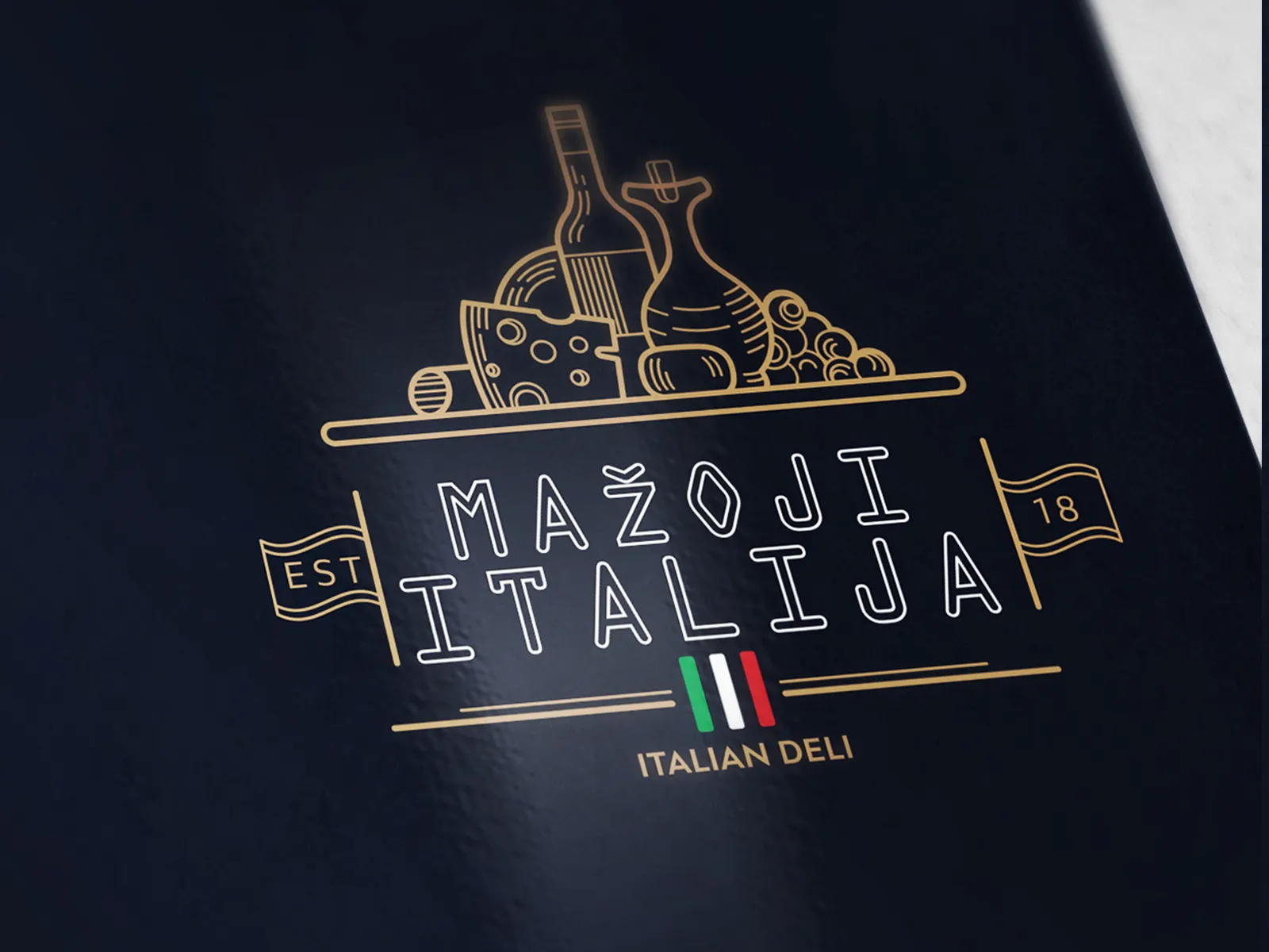 Logo Design for Little Italy Italian Deli
