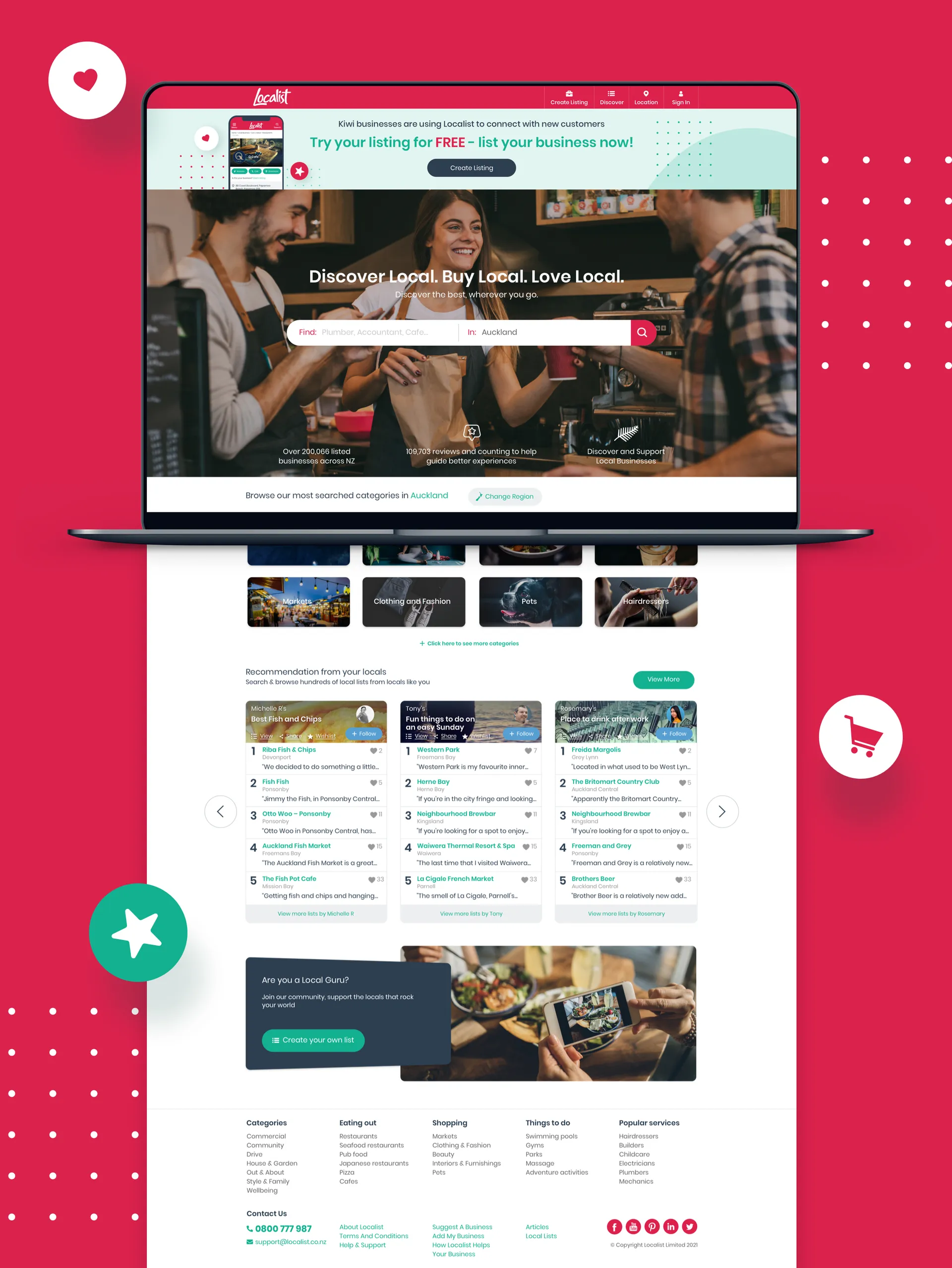 Localist Website Redesign & Ecommerce Integration gallery 1