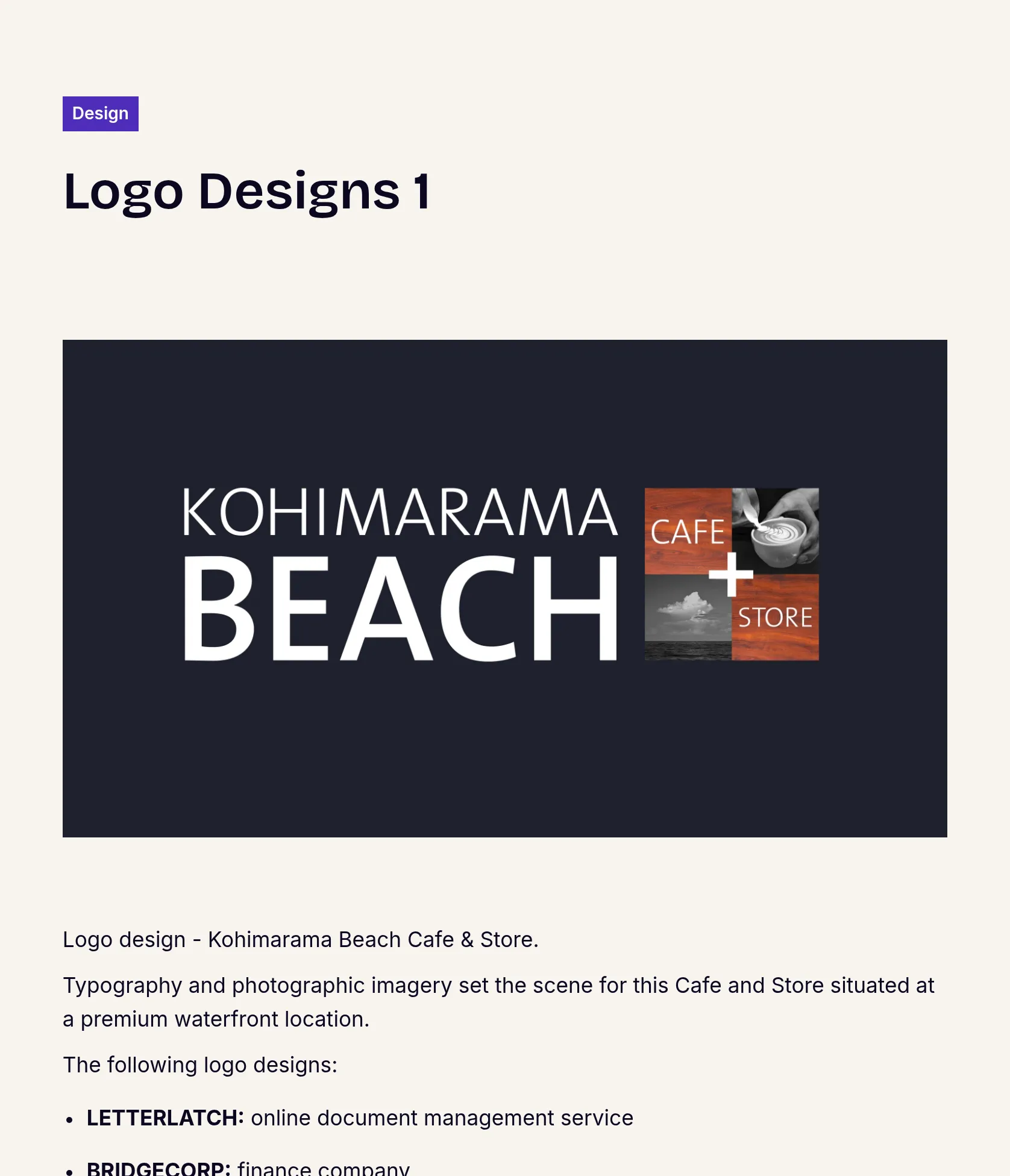 Logo Design Projects for Diverse Brands