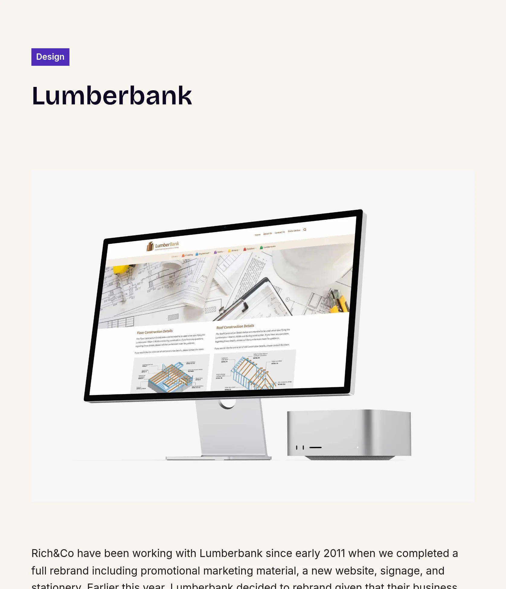 Complete Rebrand and Web Development for Lumberbank