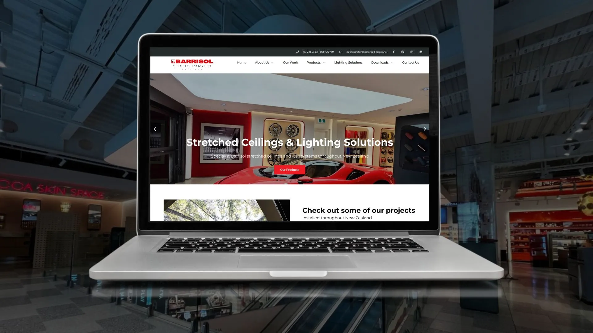 A Faster, Cleaner, and More Searchable Website for Stretchmaster Ceilings