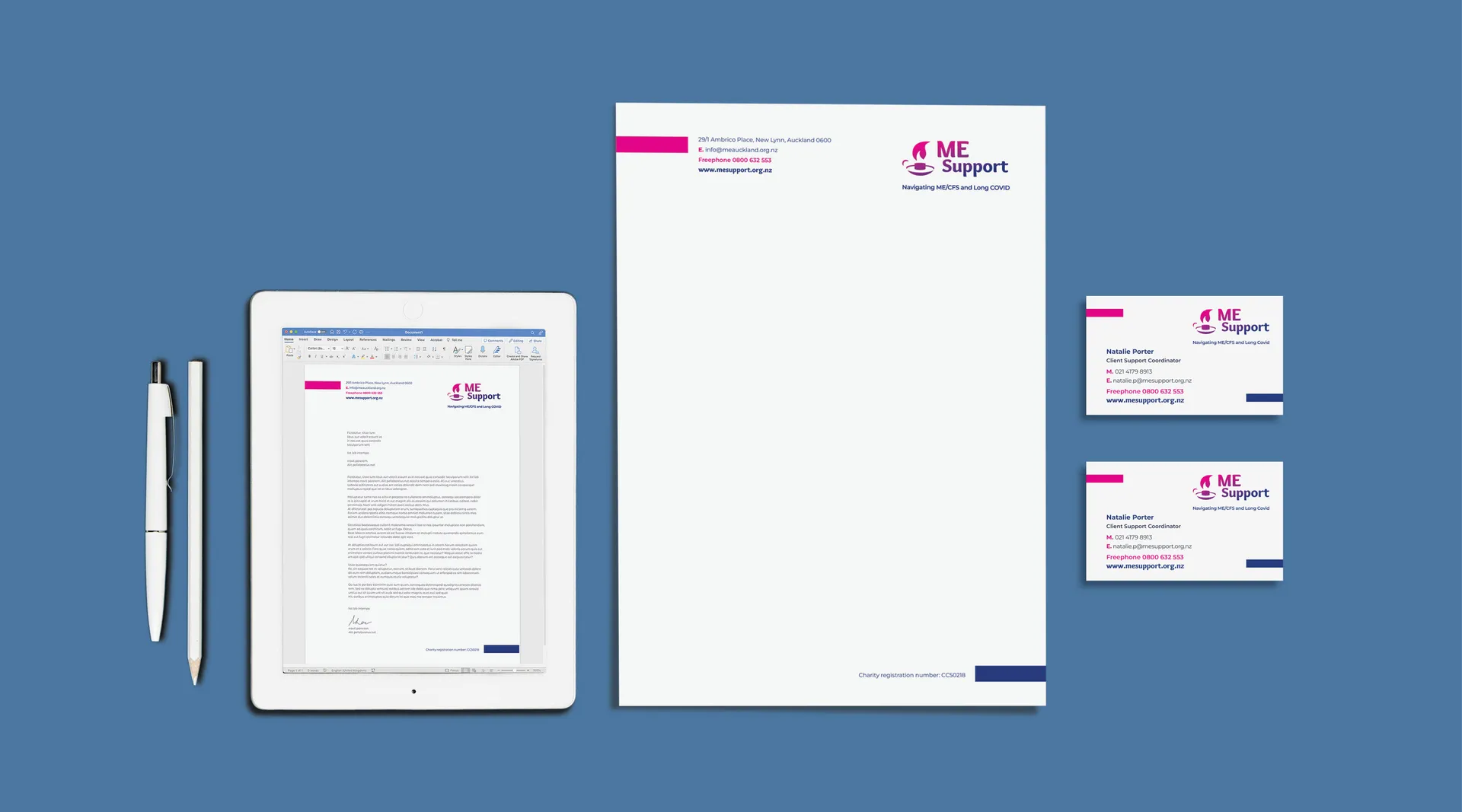 Rebranding and Logo Design for ME Support gallery 3