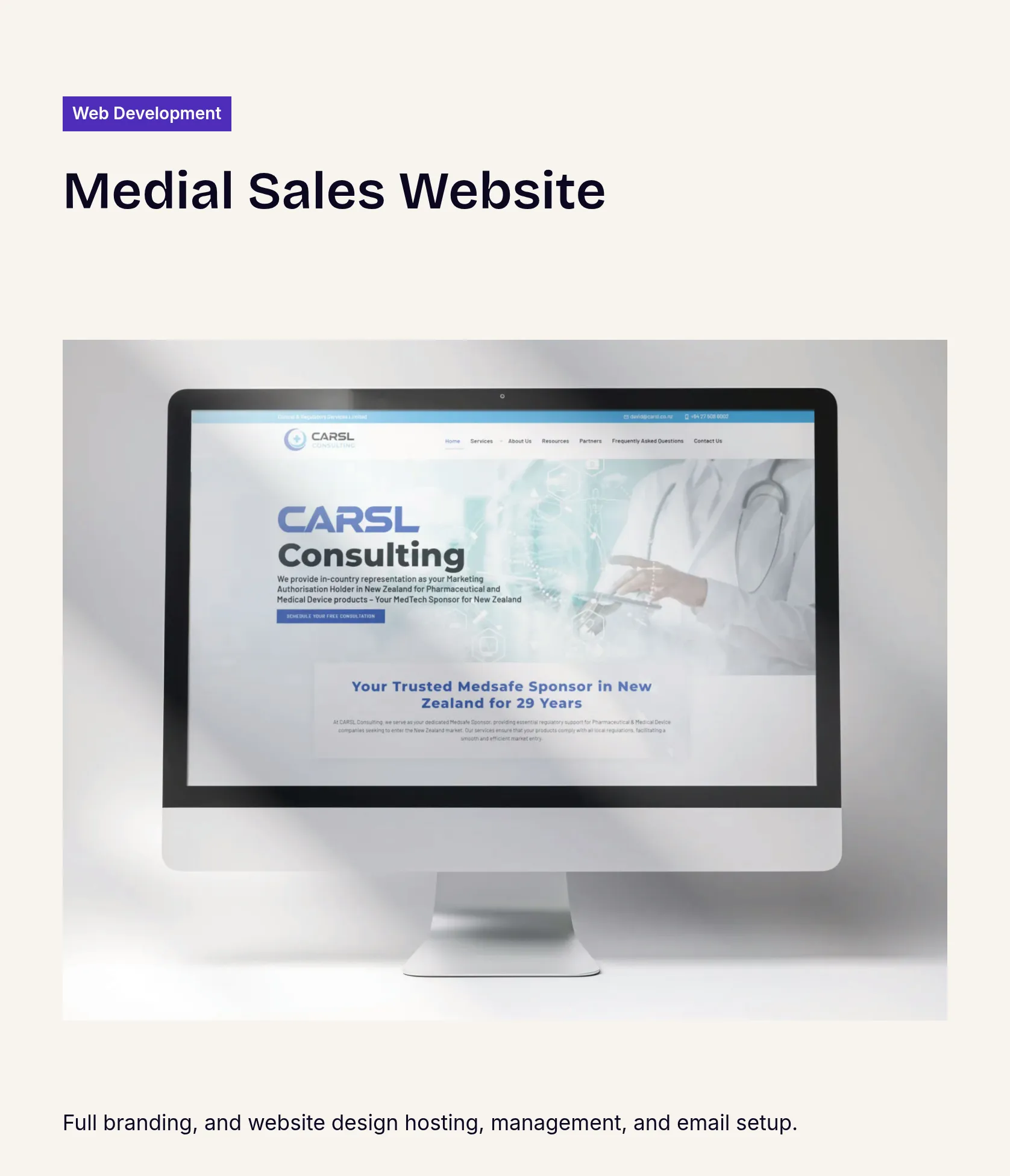 Comprehensive Branding and Website Design for Client