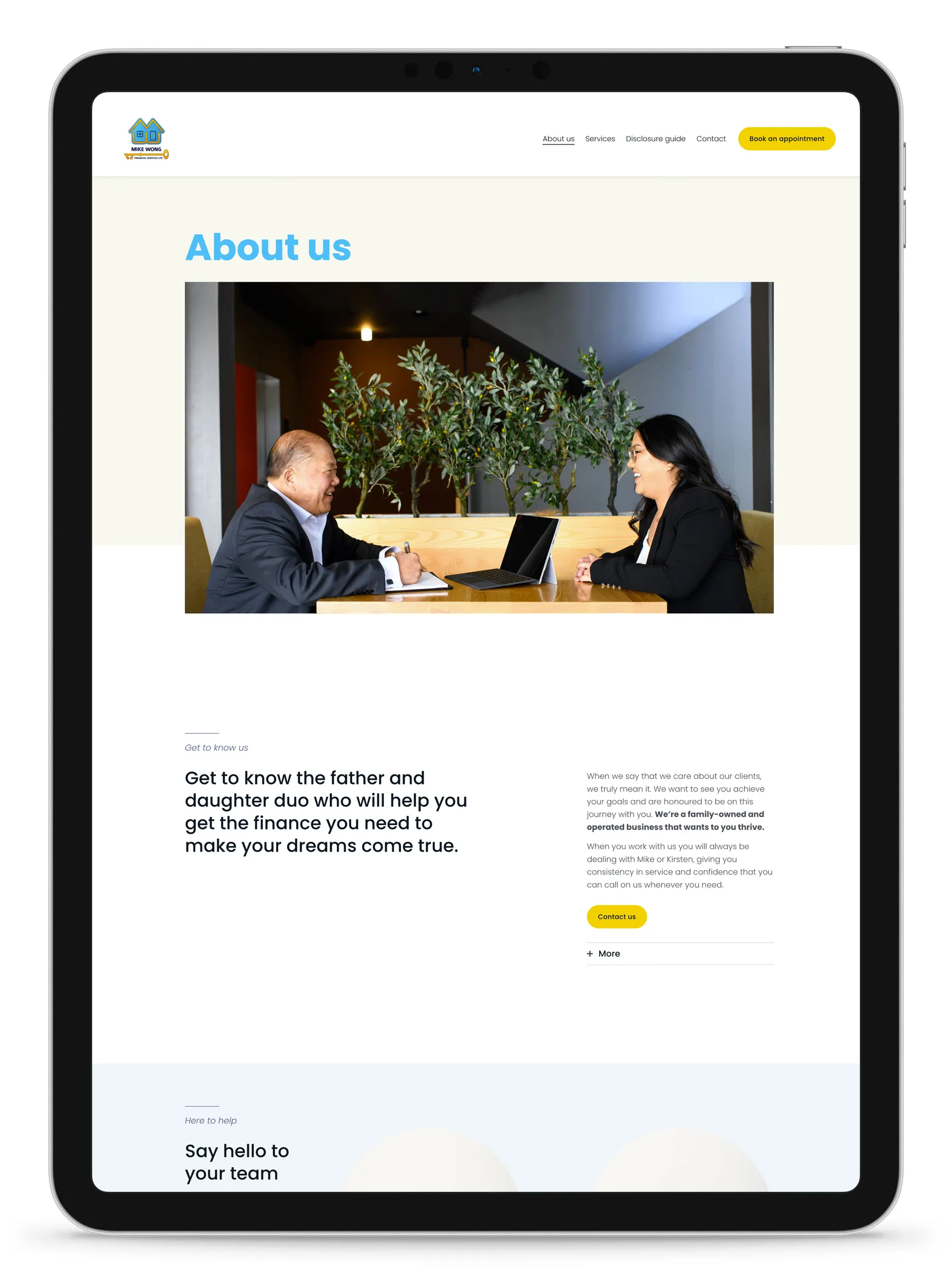 Website Redesign for Mike Wong Financial Services gallery 2