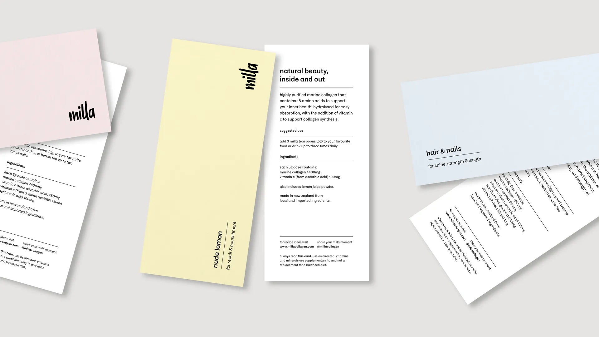 Brand Identity and Packaging Refresh for milla collagen gallery 3