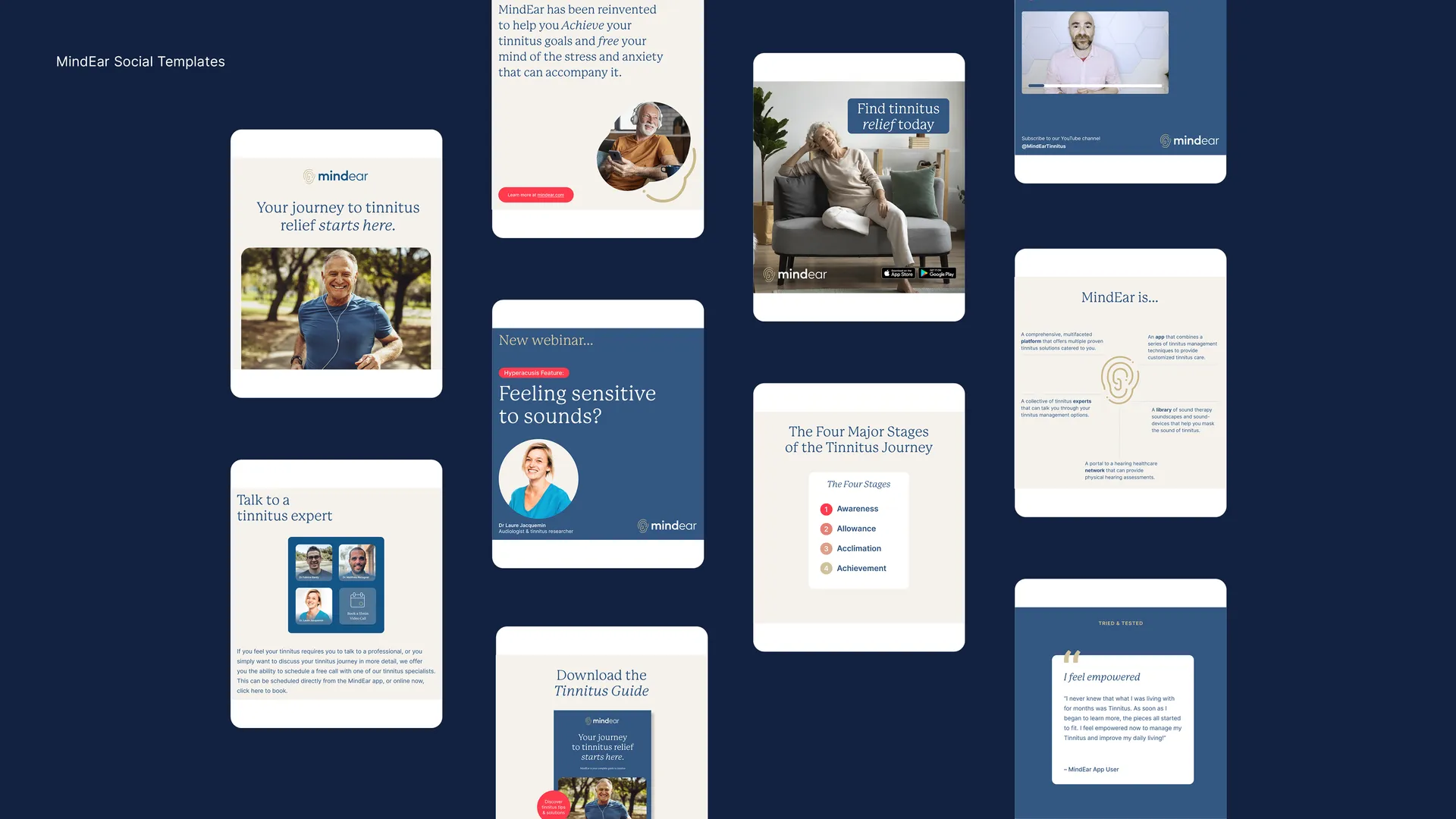 Holistic Tinnitus Relief App Design for Mindear gallery 10