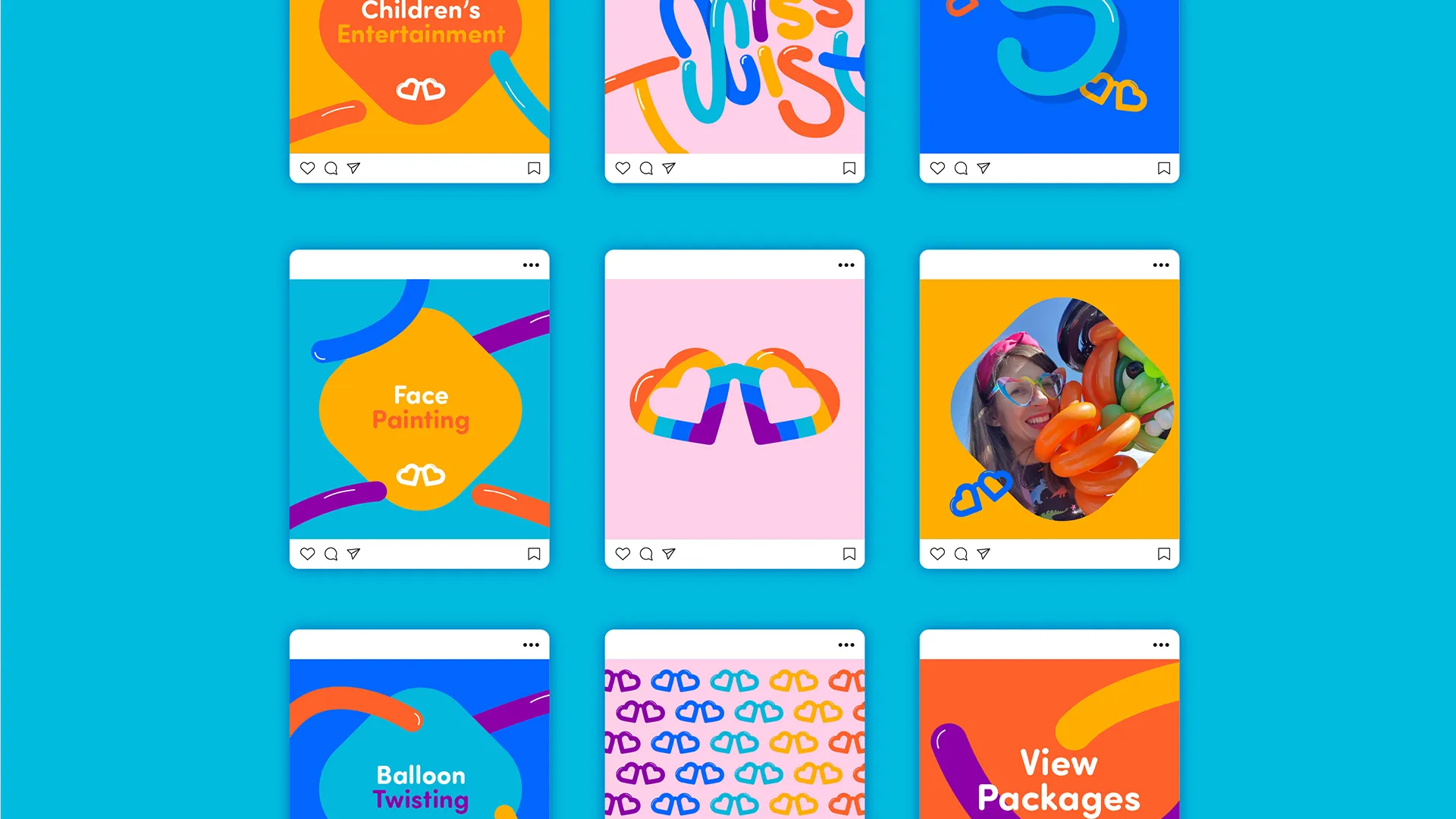 Playful Brand Identity for Miss Twister, Balloon Entertainer gallery 4