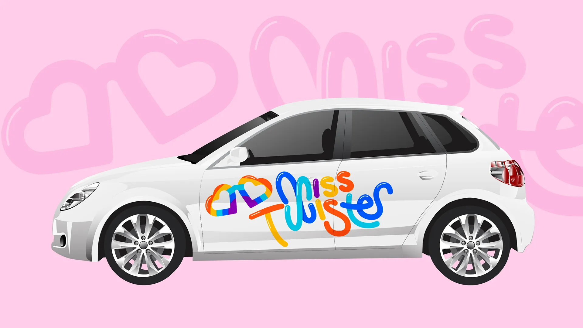 Playful Brand Identity for Miss Twister, Balloon Entertainer gallery 5