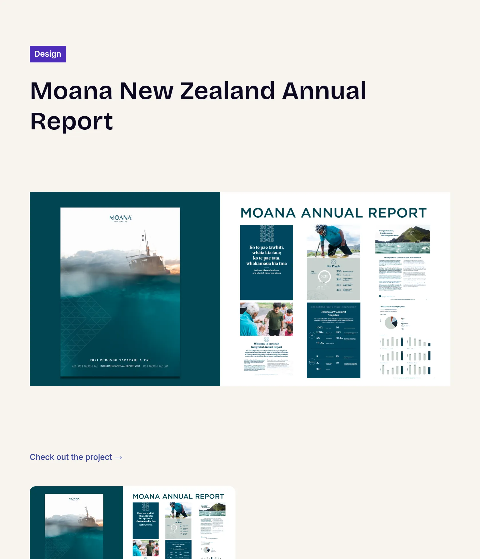Graphic Design and Production of 111-Page Annual Report