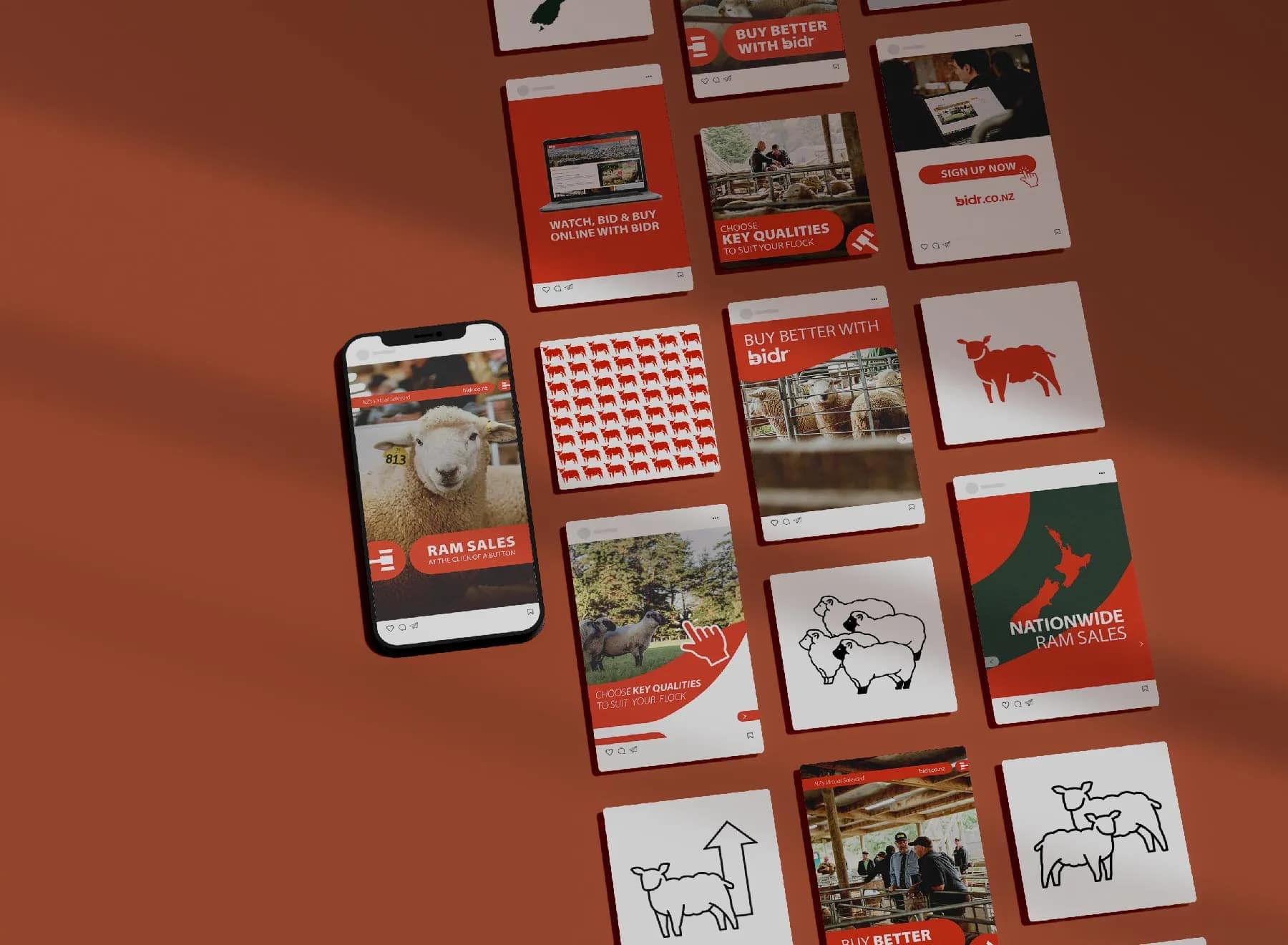 Motion Graphics & Animation for Bidr’s Social Media Campaigns
