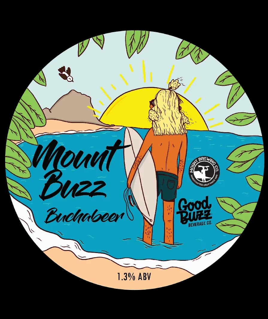 Nautical Label Design for Double Break Beer, Mount Brewing Co. gallery 1
